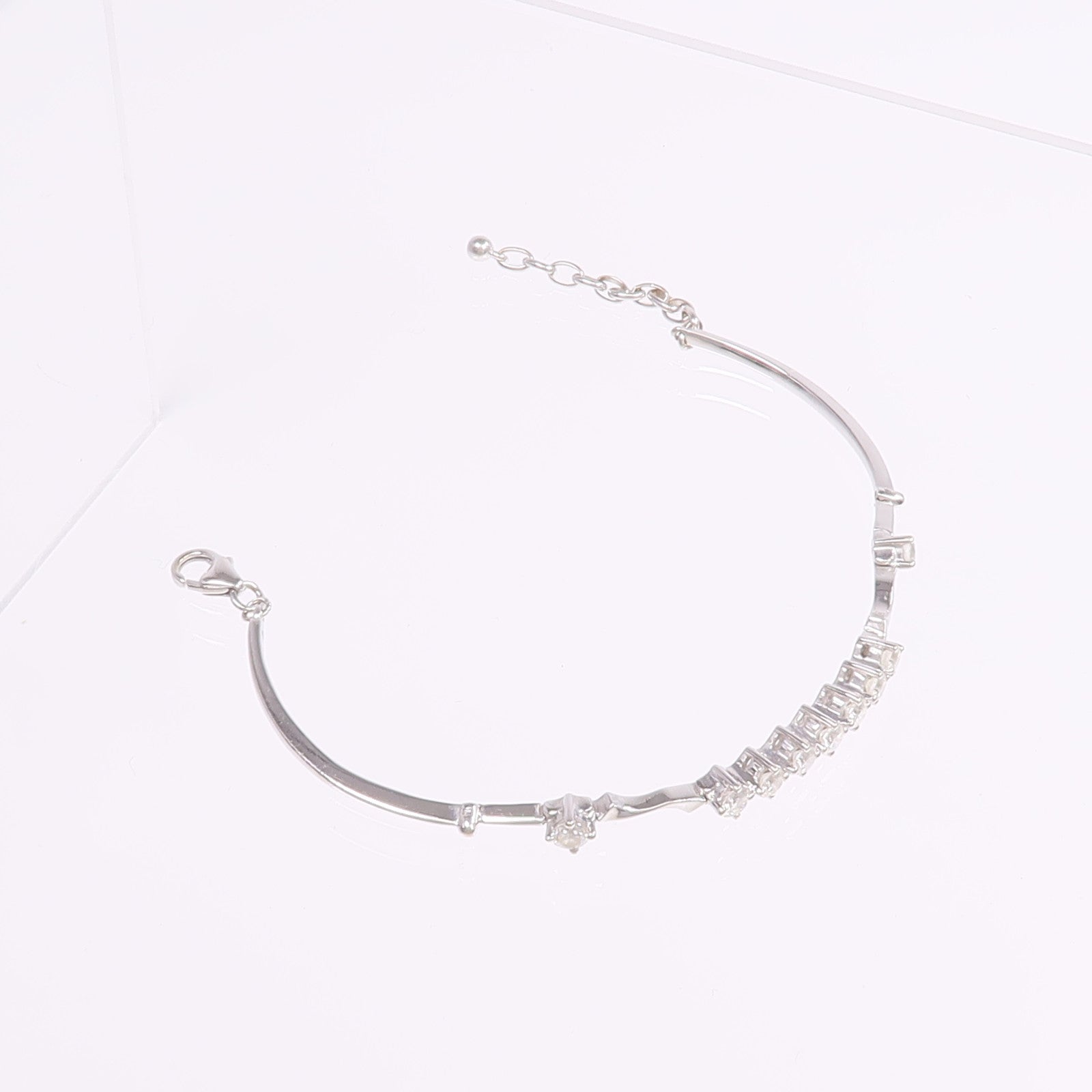 JEWELRY 【激減優惠】18K白金Diamond Bracelet鑽石手鏈