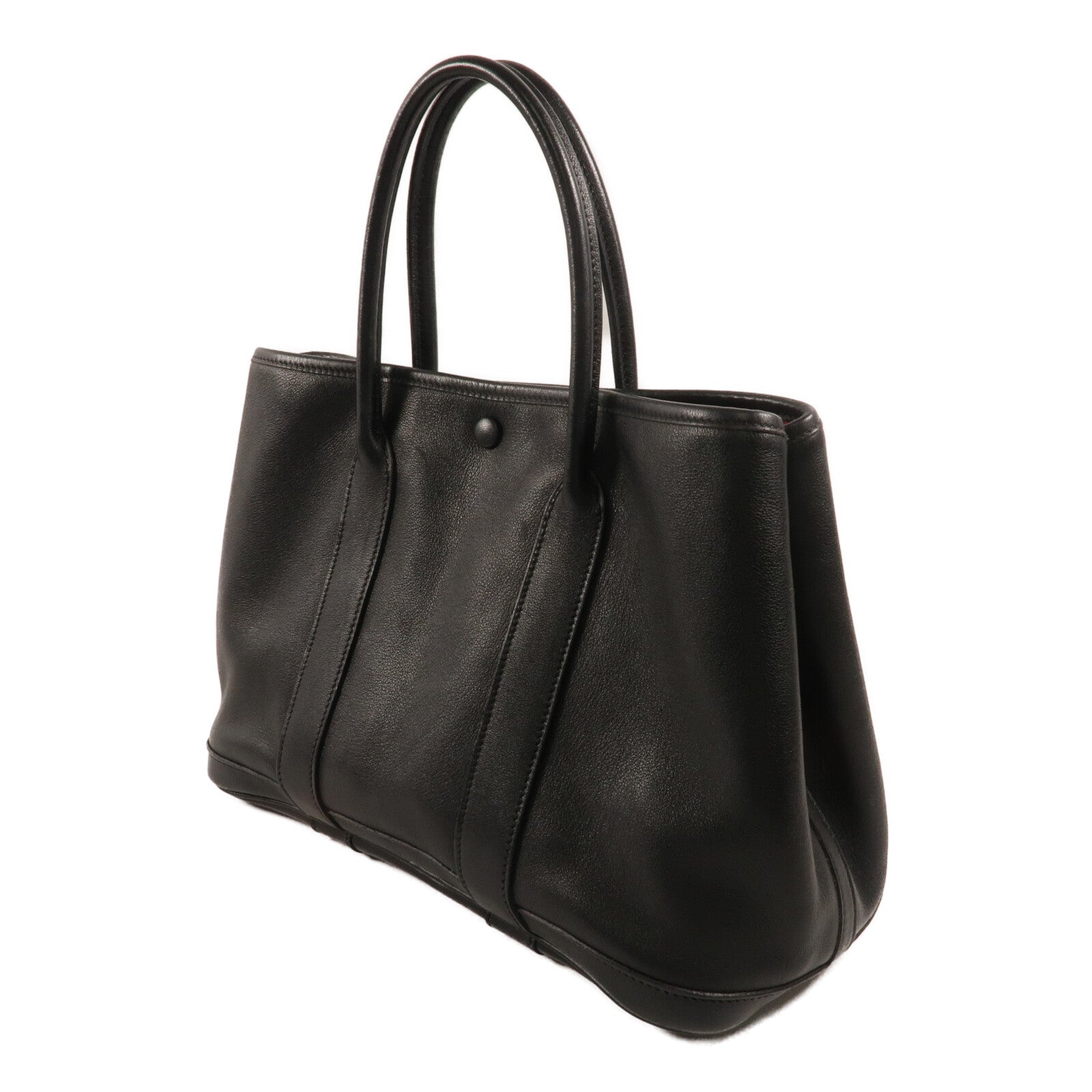 HERMES Swift皮革/絲質Garden Party TPM手挽袋