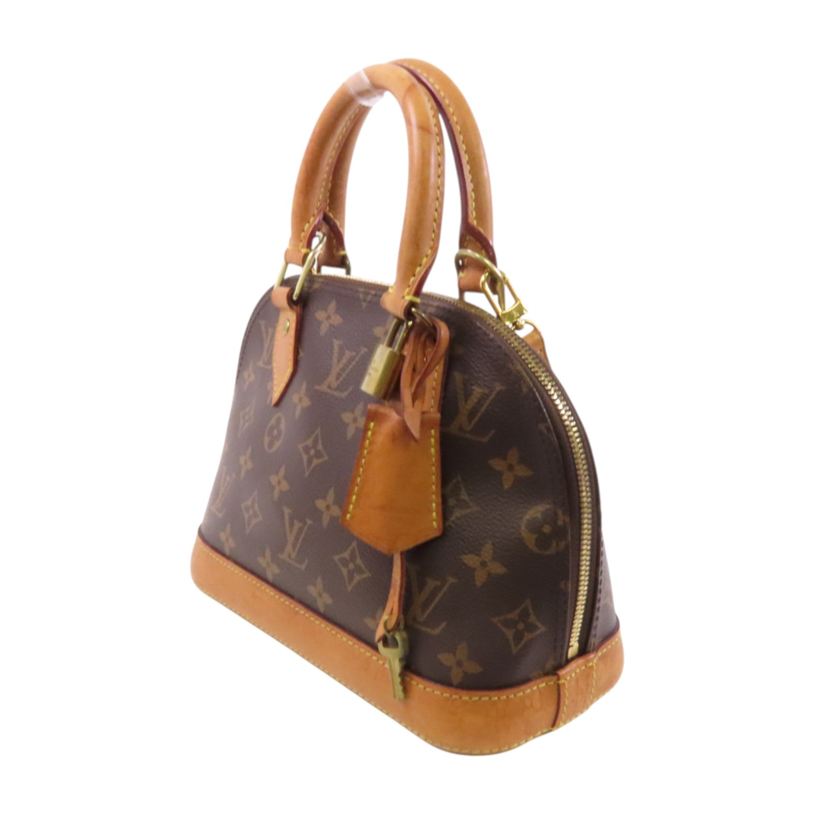LOUIS VUITTON Monogram Alma BB金扣手挽肩背兩用袋