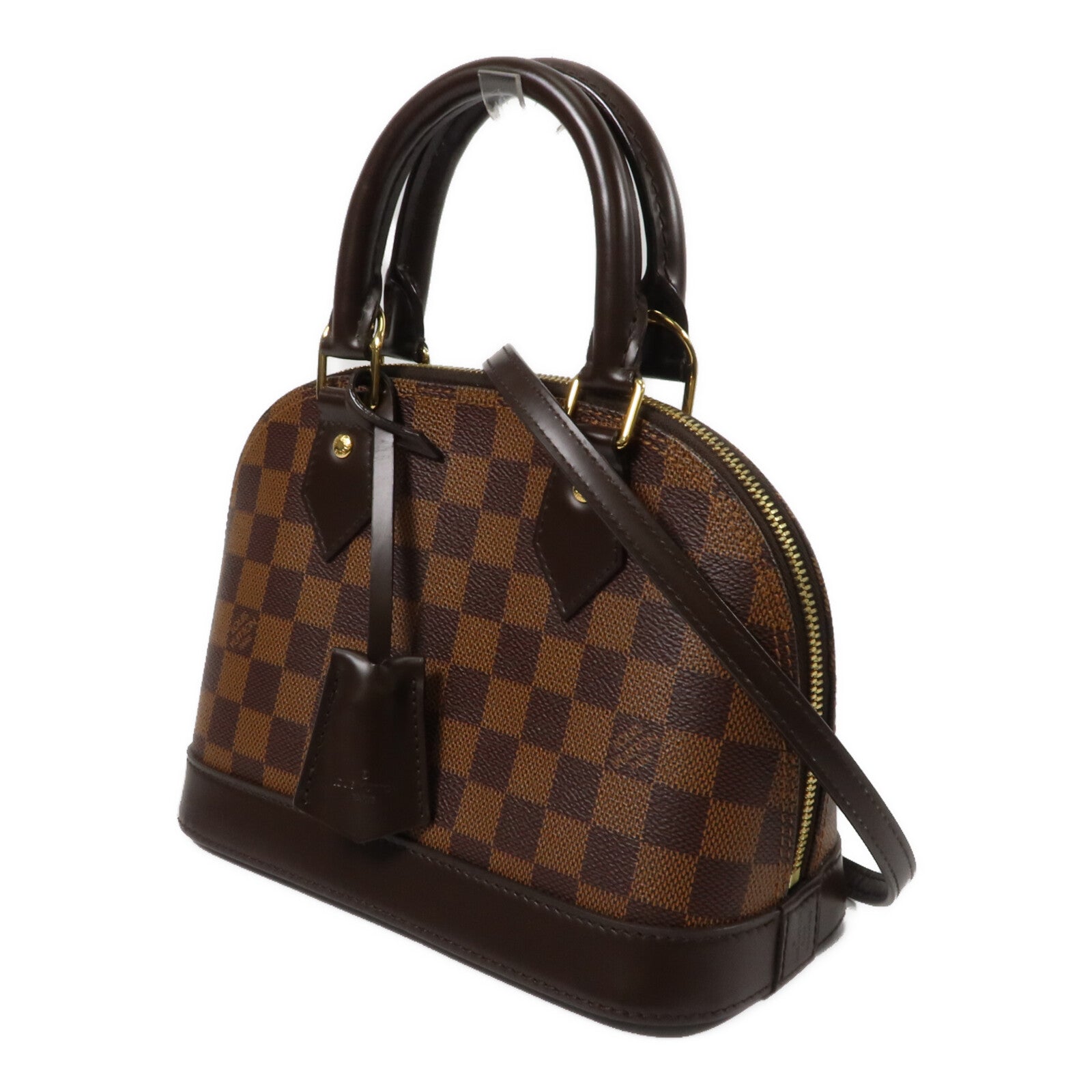 LOUIS VUITTON Damier Alma BB手挽肩背兩用袋