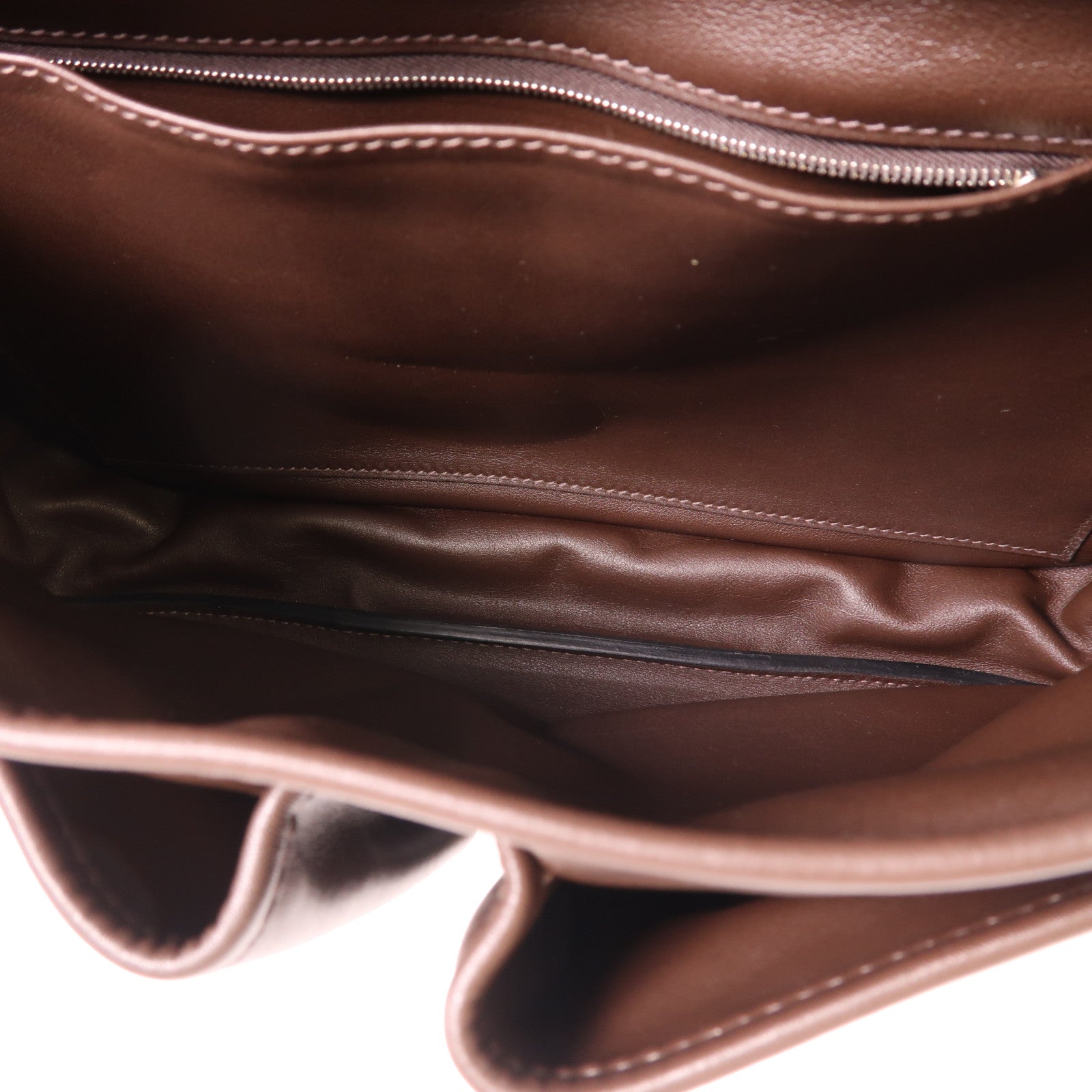 HERMES Swift皮革Barda 35銀扣肩背袋