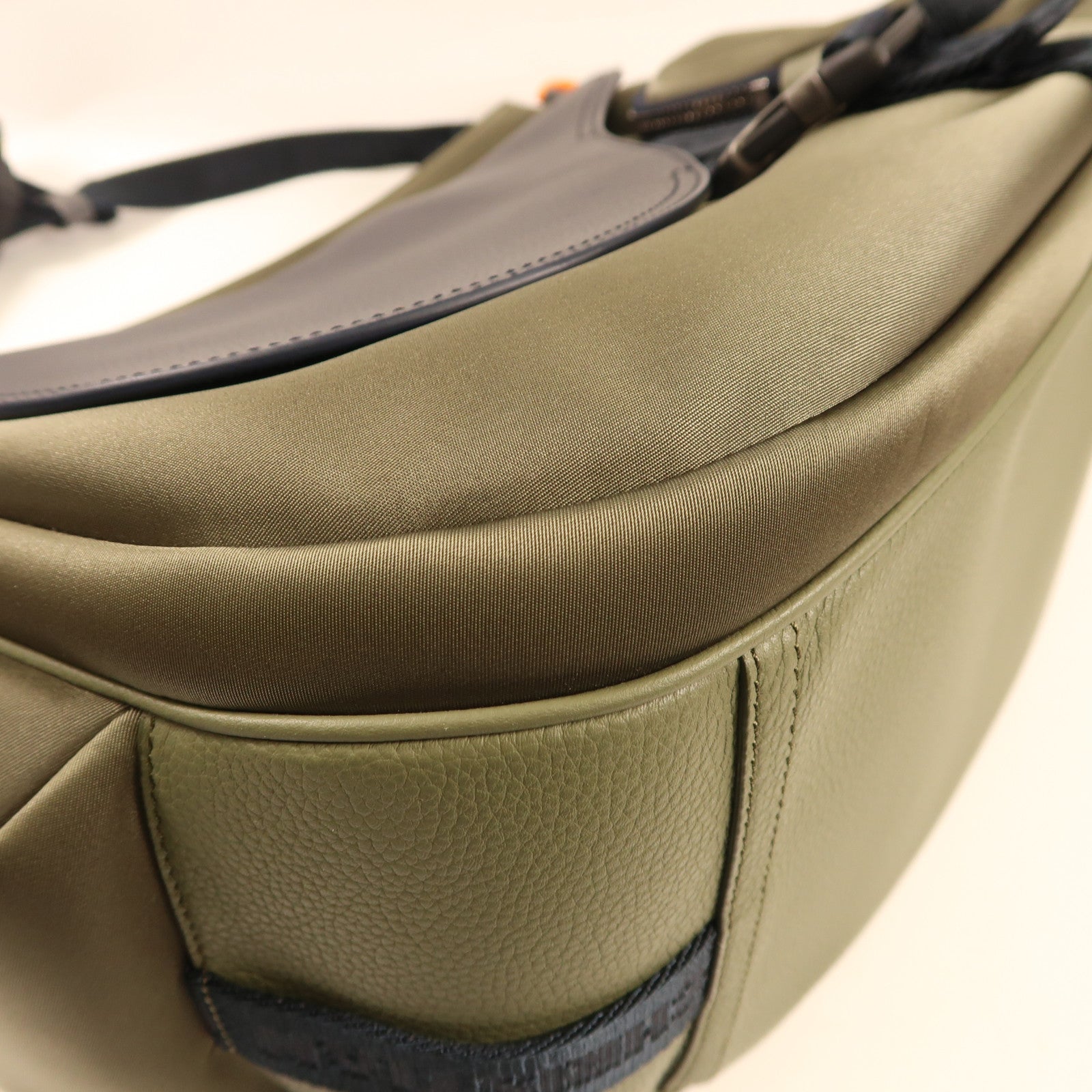Dior 尼龍/皮革Sacai Saddle Messenger Bag銀扣肩背袋/斜挎包