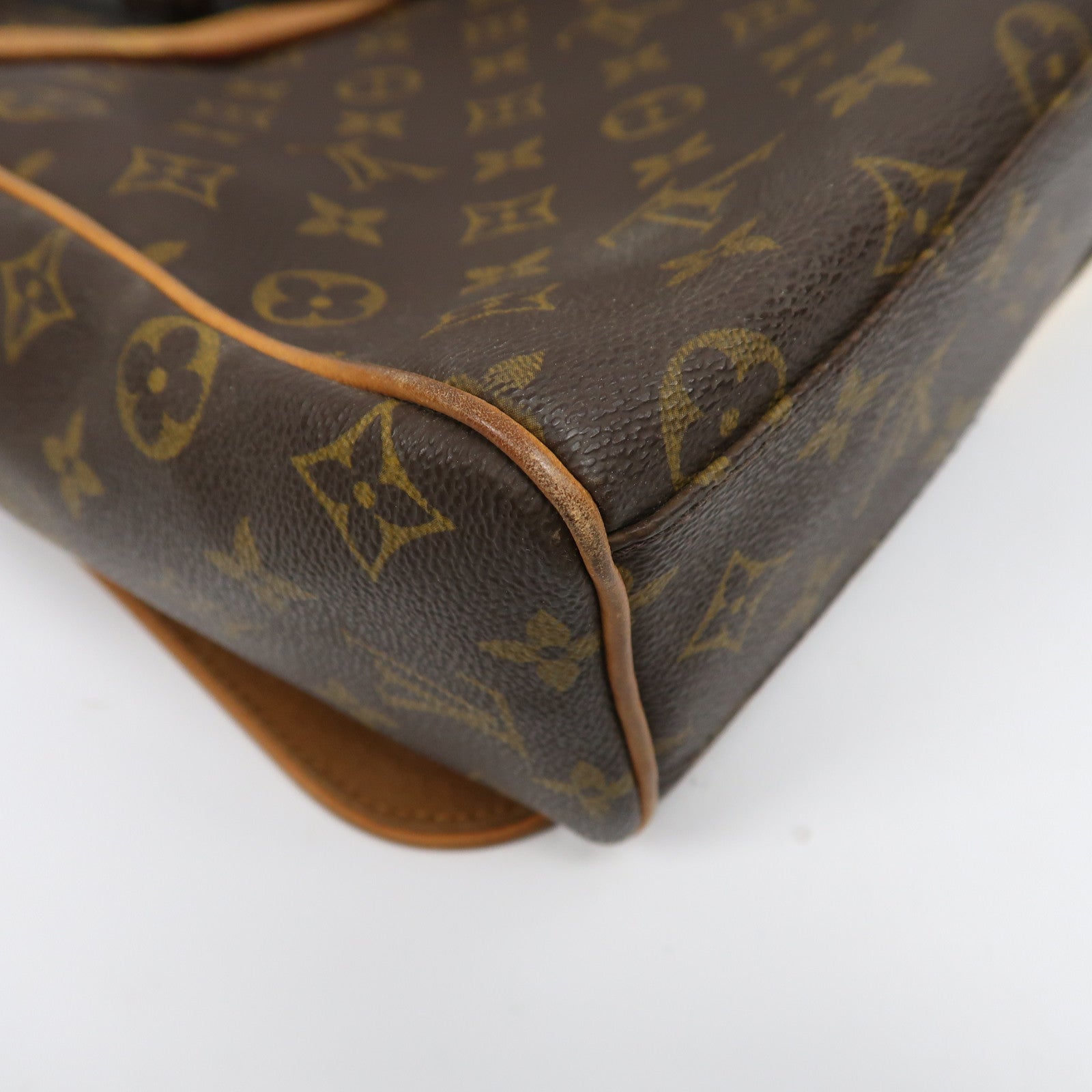 LOUIS VUITTON Monogram Abbesses金扣肩背袋啡色