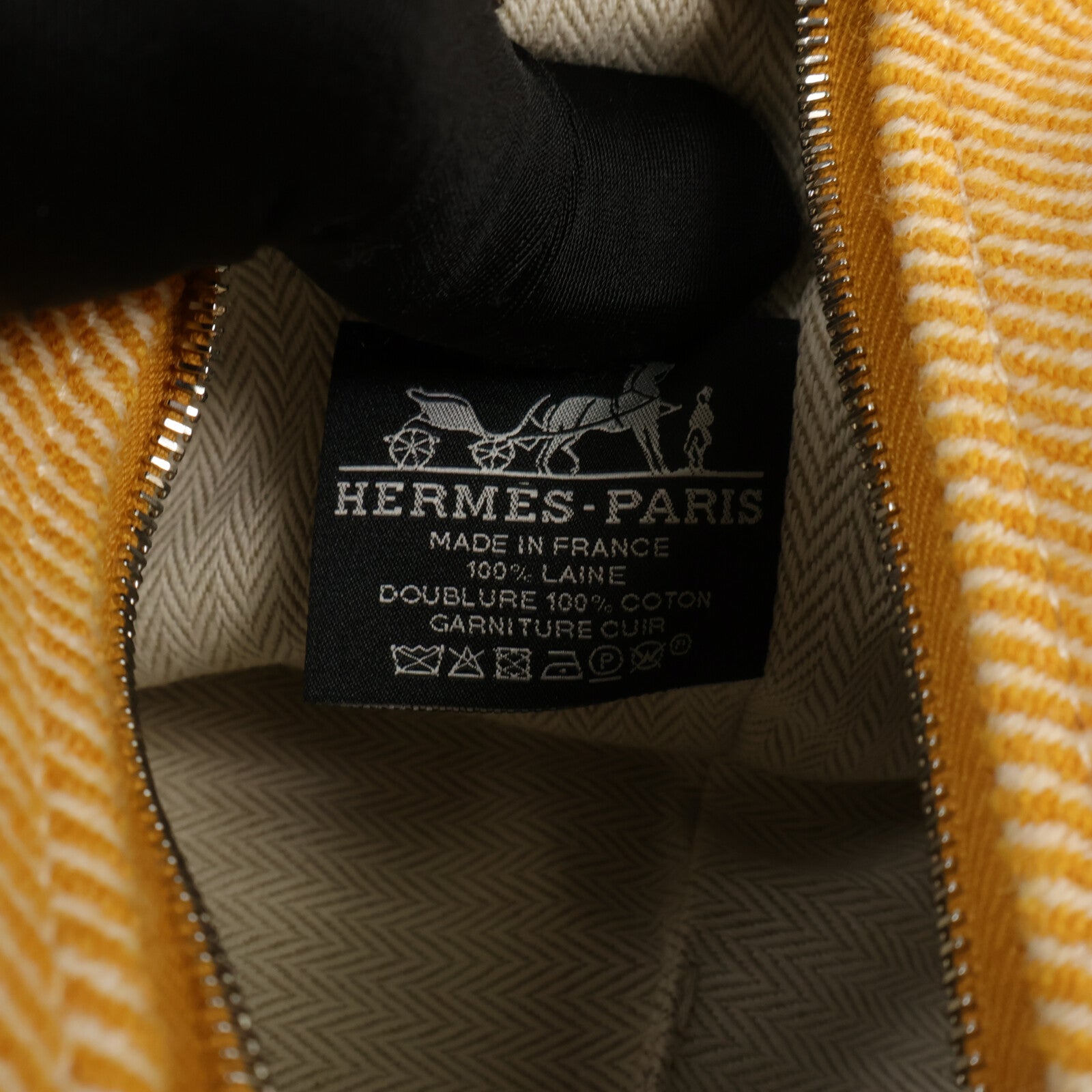 HERMES 帆布Bride a Brac PM手挽袋