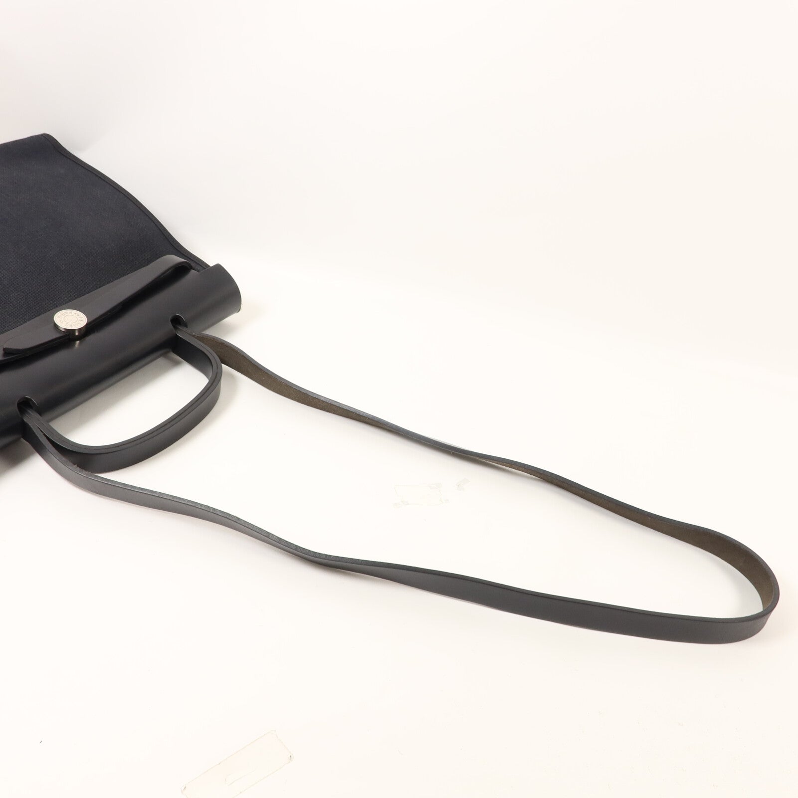 HERMES 帆布Herbag PM手挽肩背兩用袋Noir