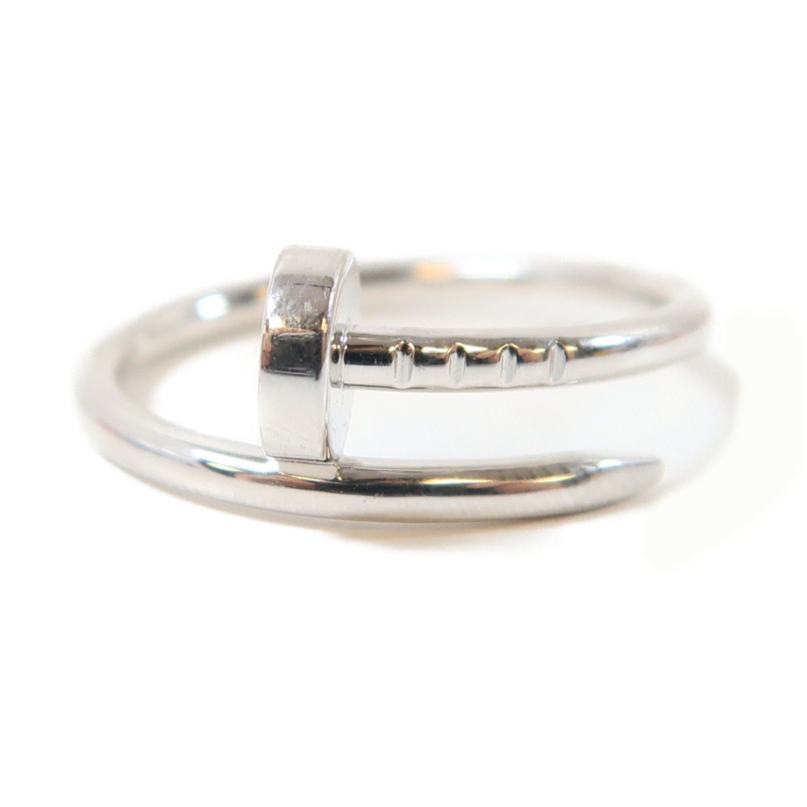 CARTIER 18K白金Juste Un Clou Ring戒指Cartier＃52/US#6.75