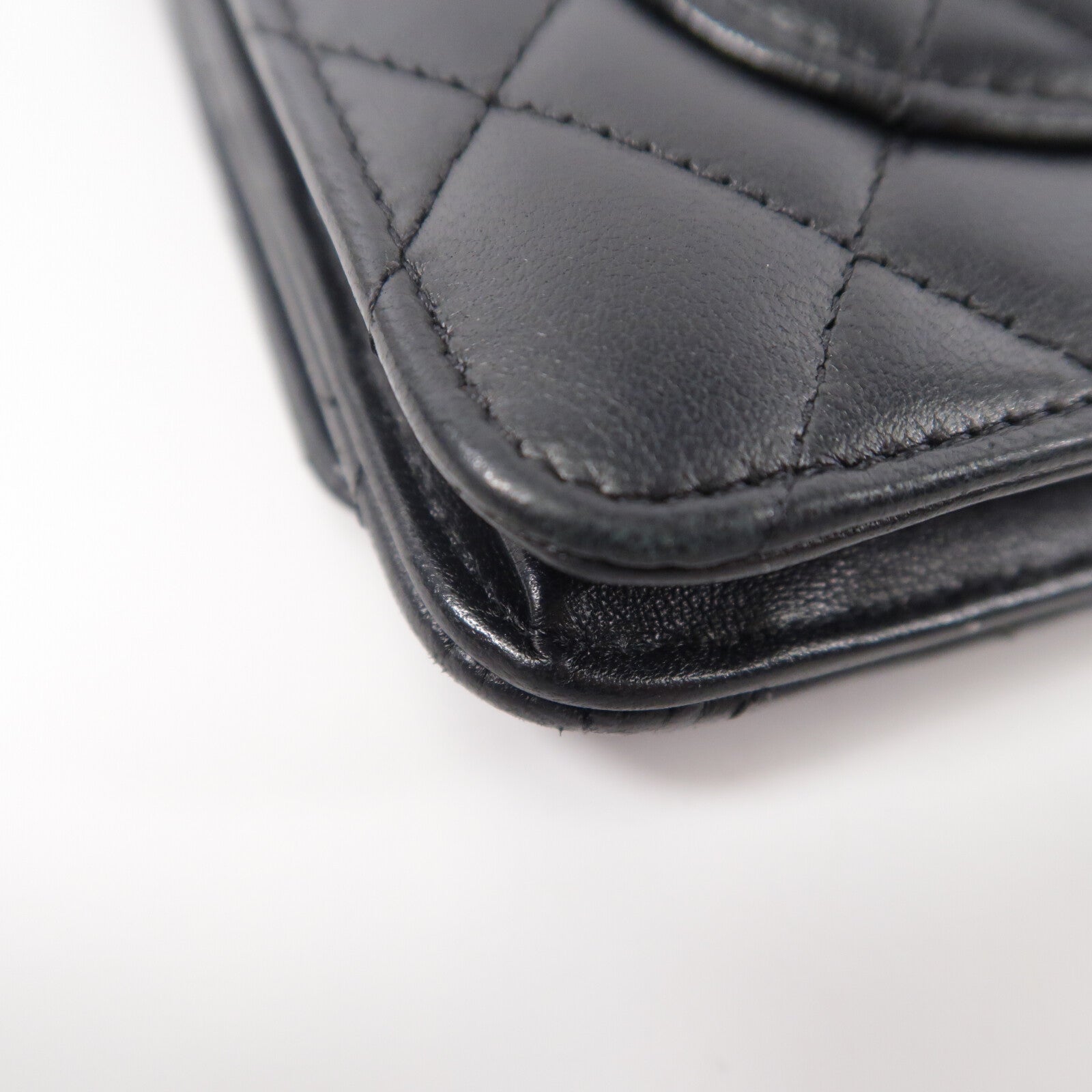 CHANEL 羊皮皮革WOC Wallet On Chain鏈帶肩背袋