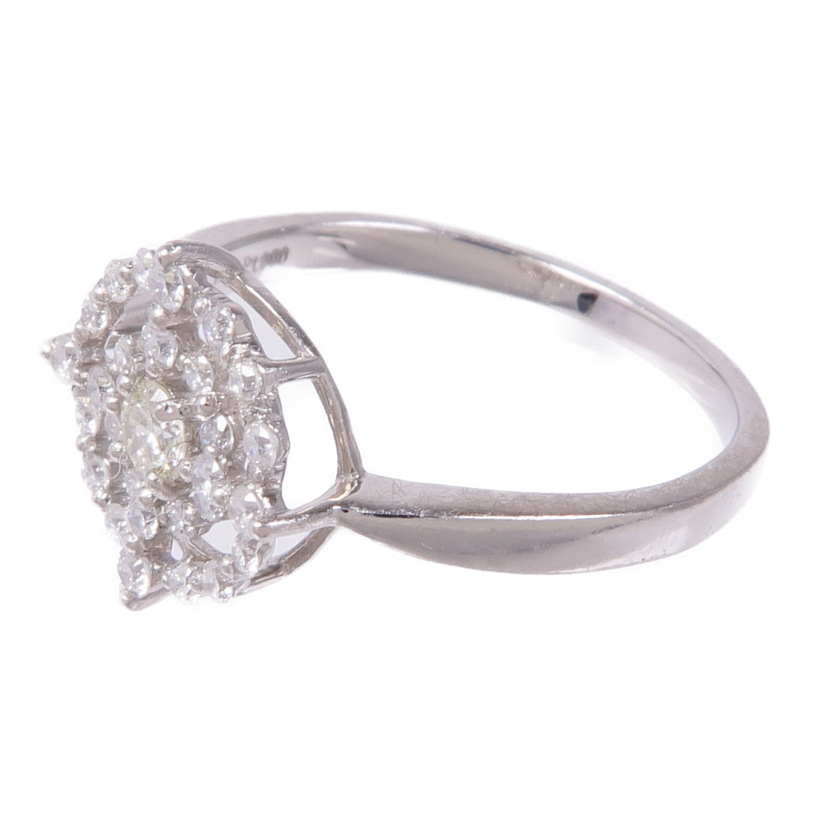 JEWELRY Diamond Ring PT900 Platinum US#5.75