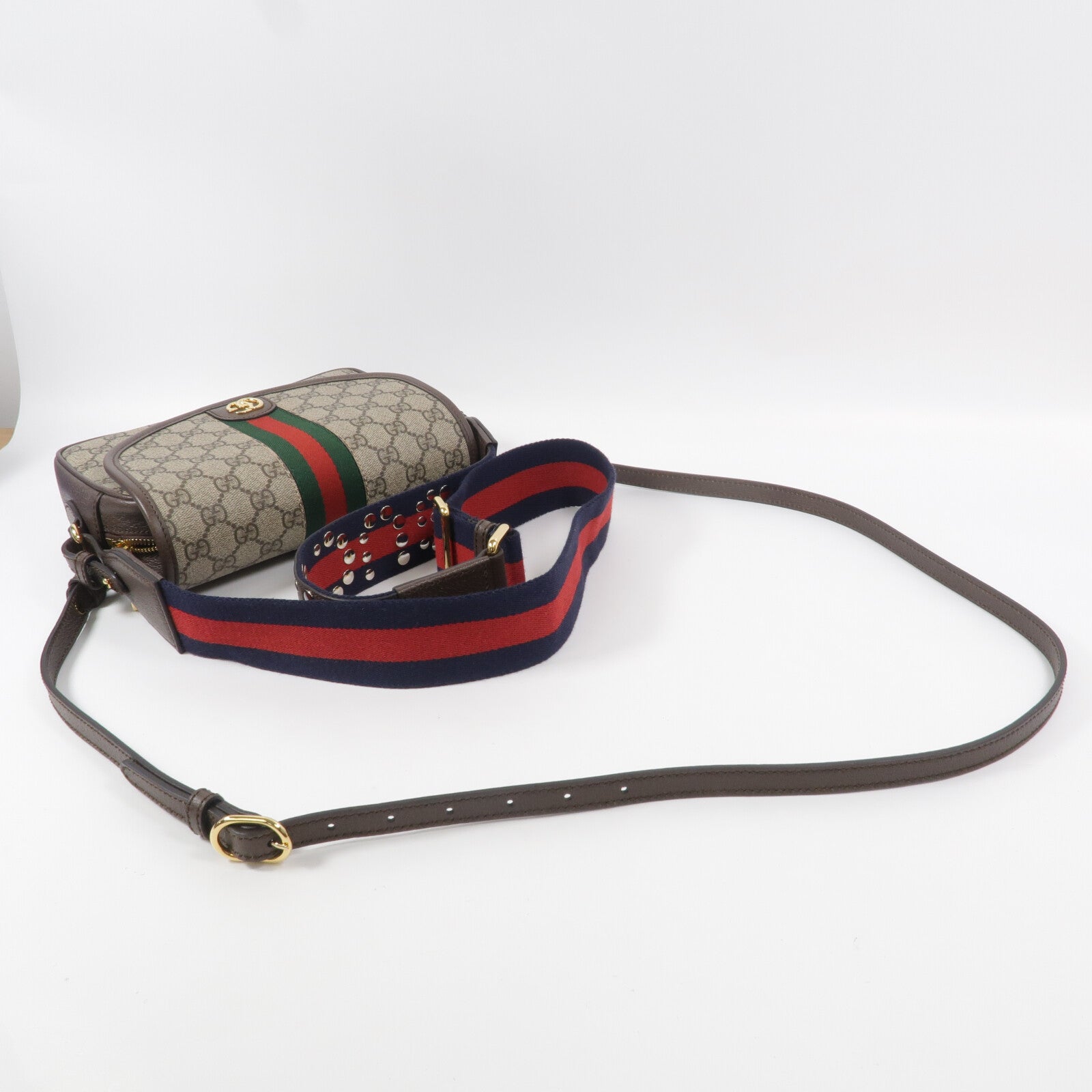 GUCCI 塗層帆布Ophidia GG Small肩背袋