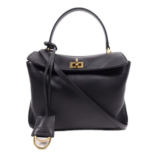 BALENCIAGA 牛皮皮革Rodeo Mini金扣手挽肩背兩用袋