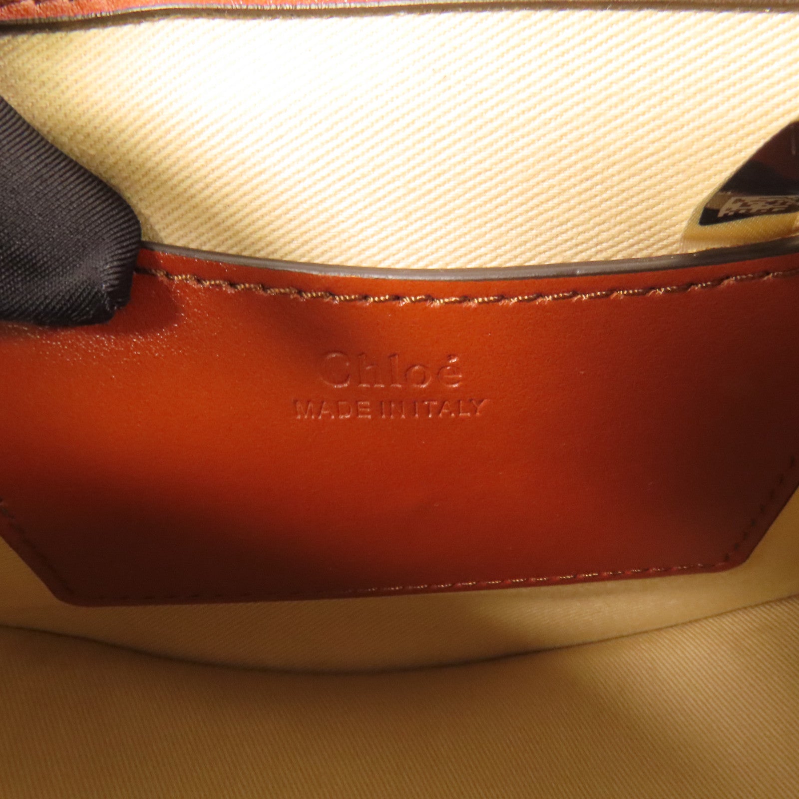 Chloe 牛皮皮革Tess金扣手挽肩背兩用袋