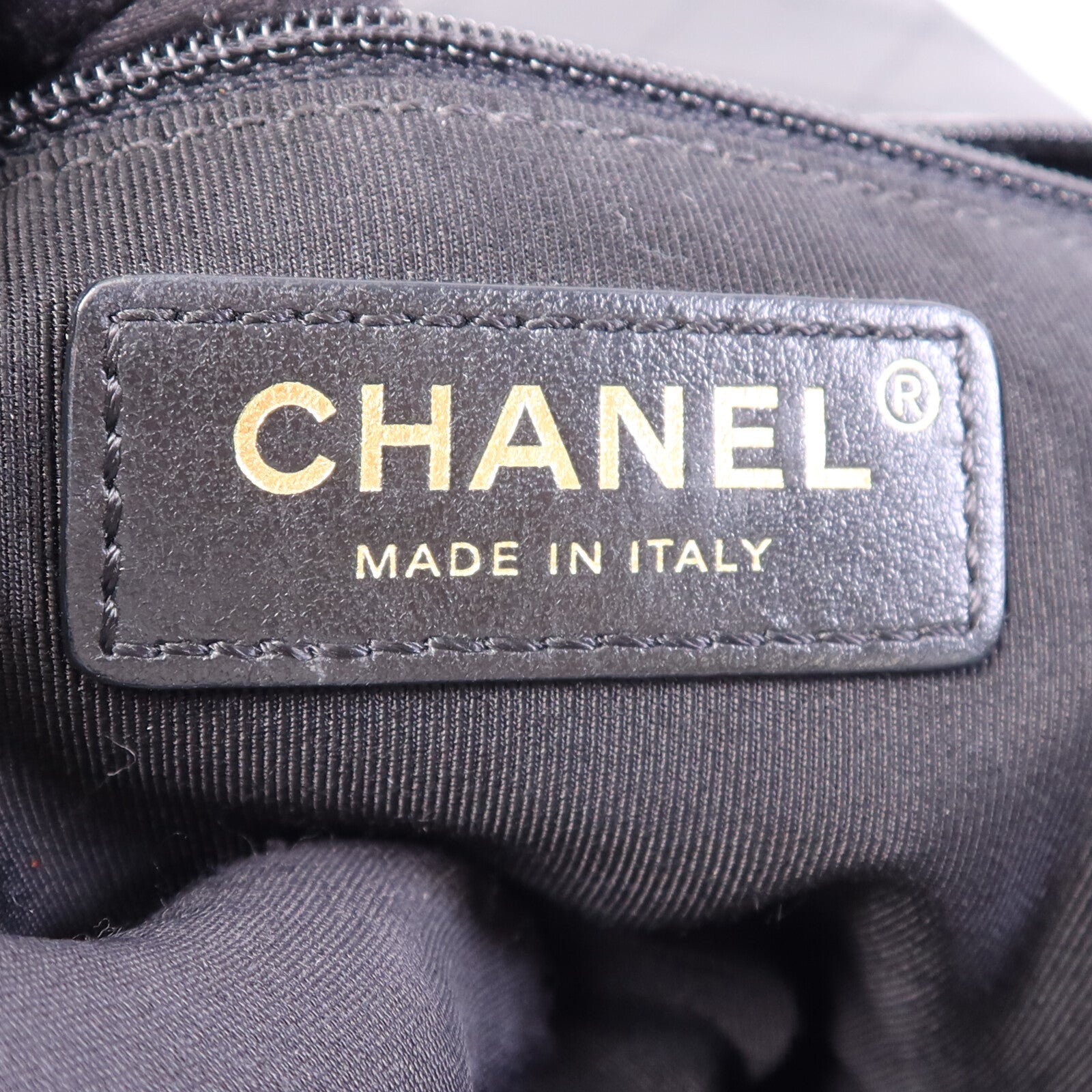 CHANEL 牛皮皮革Chain Shoulder Bag金扣鏈帶肩背袋