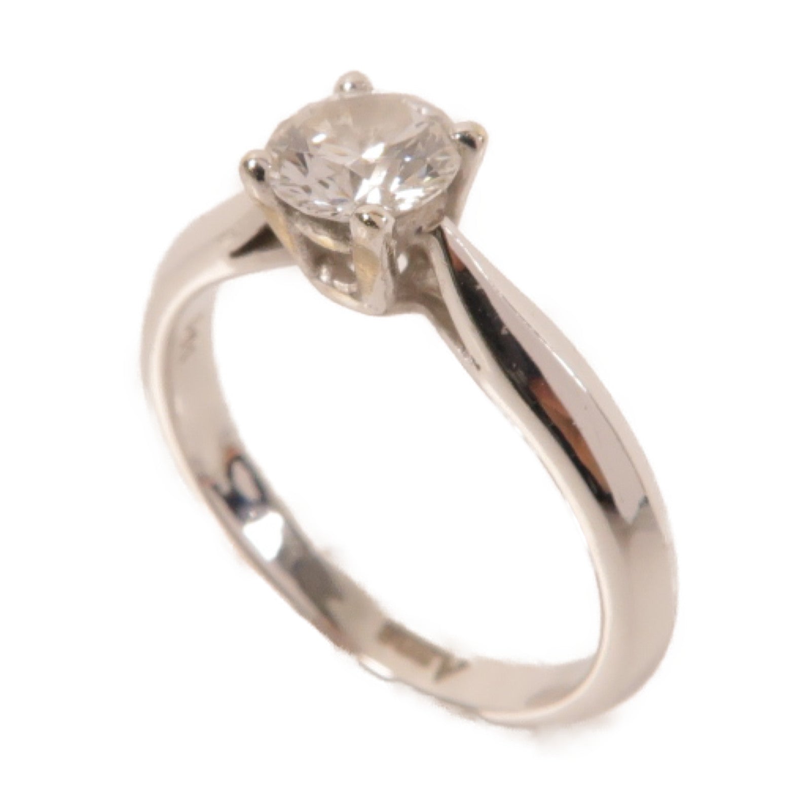 JEWELRY **【激減優惠】18K白金Diamond Ring鑽石戒指US#5.75銀色