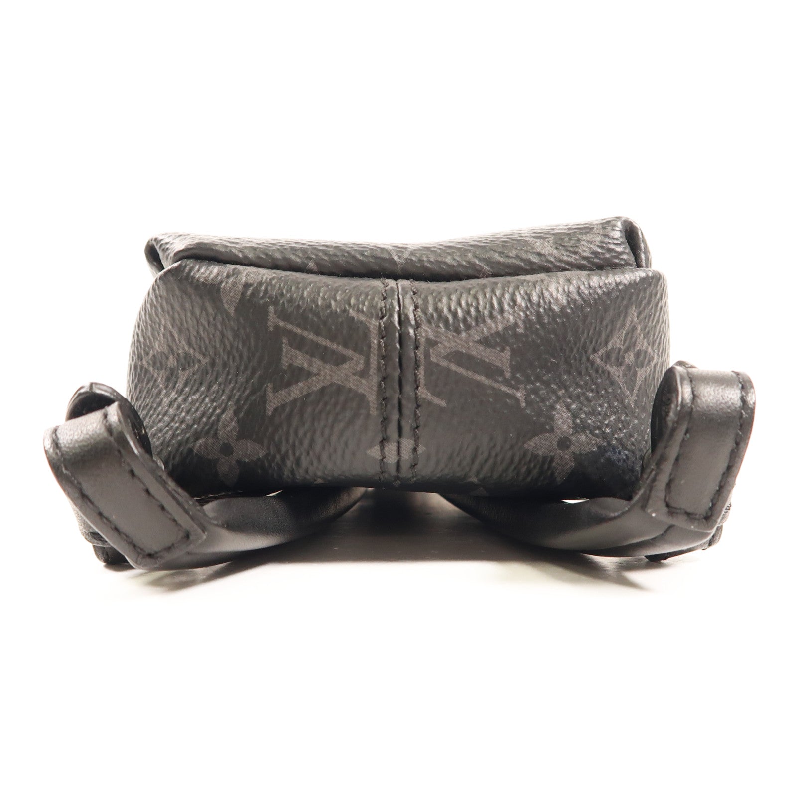LOUIS VUITTON Monogram Eclipse Charm銀扣掛飾