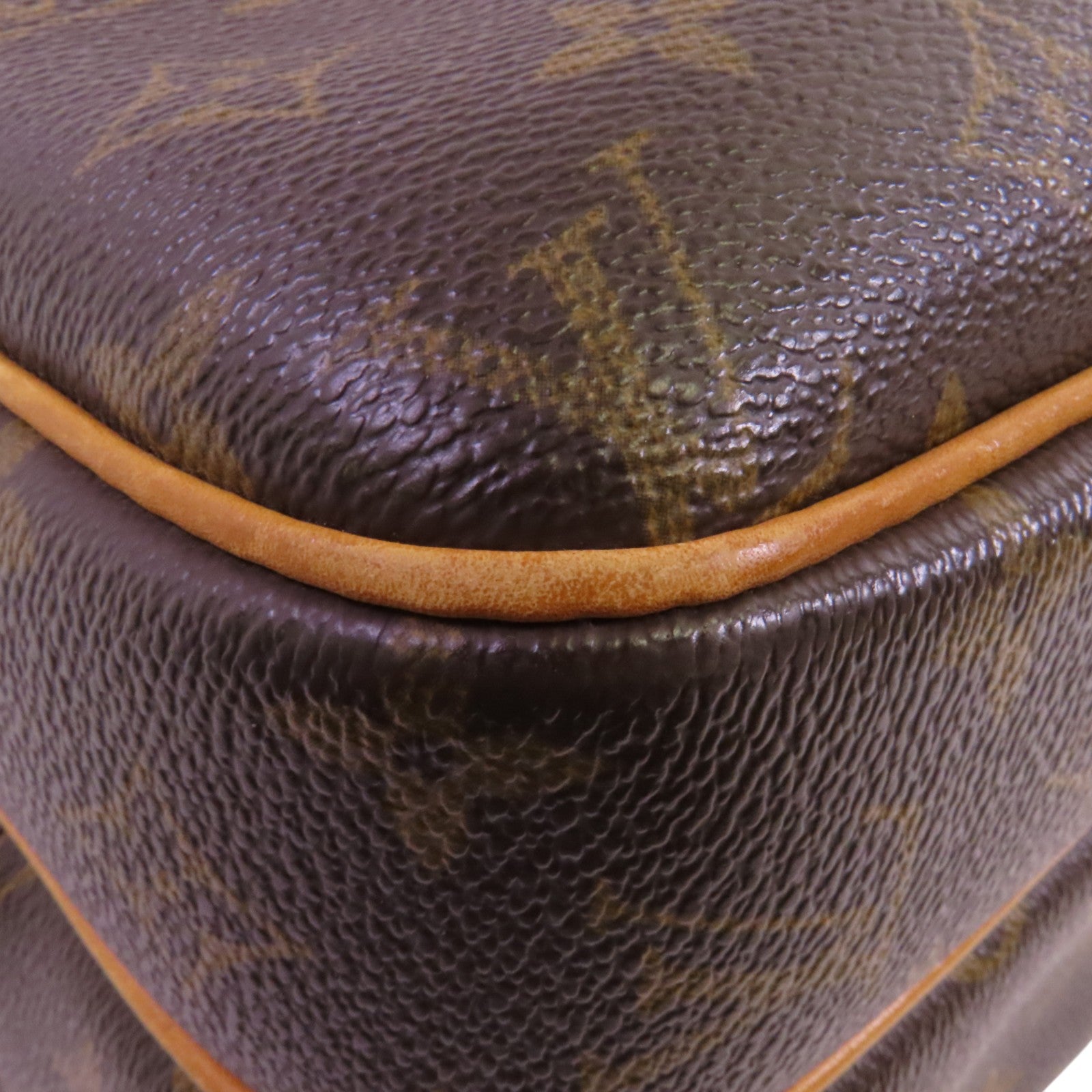 LOUIS VUITTON Monogram Reporter PM金扣肩背袋