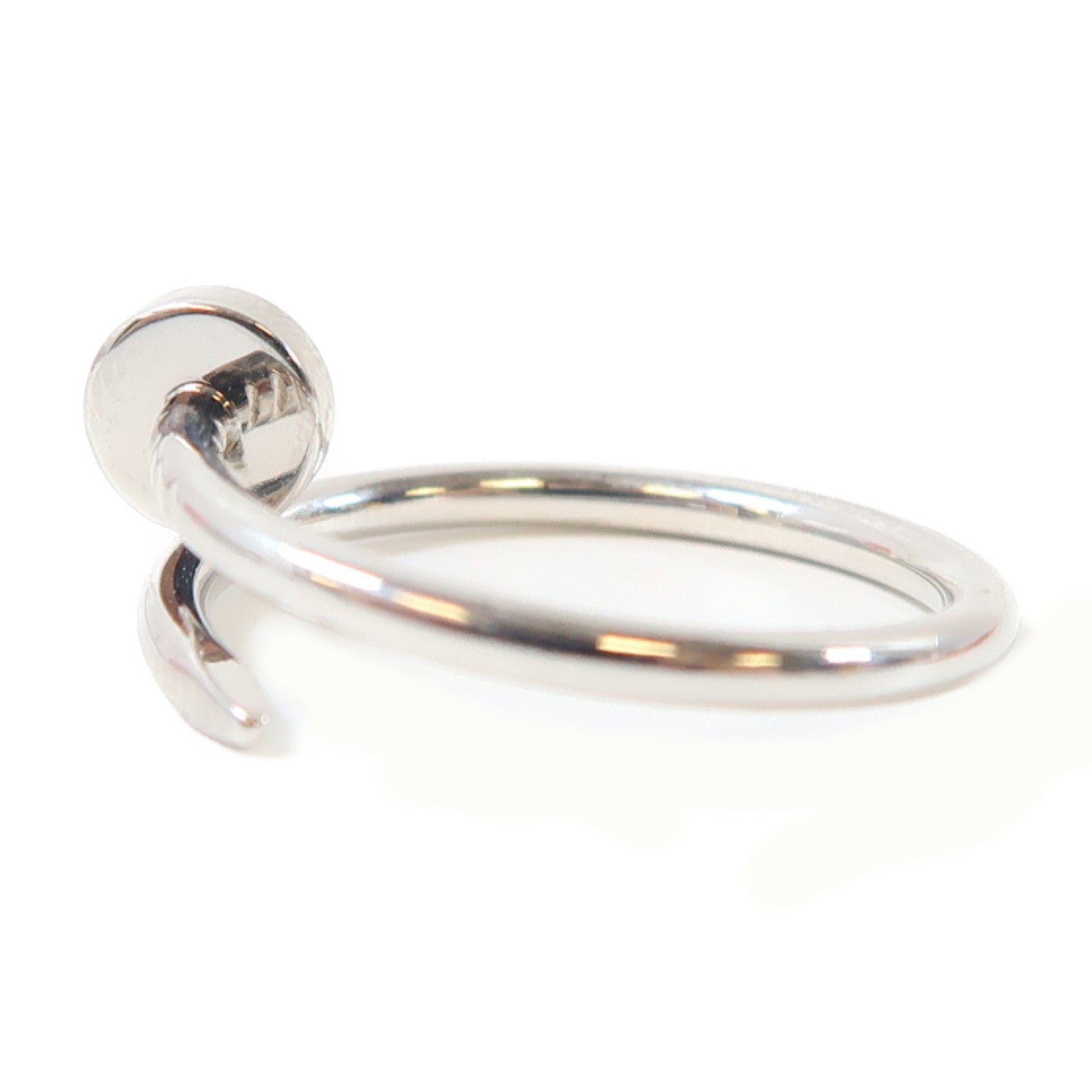 CARTIER 18K白金Juste Un Clou Ring戒指Cartier＃52/US#6.75