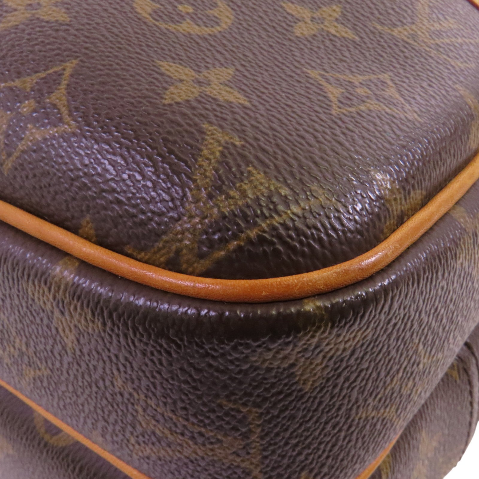 LOUIS VUITTON Monogram Reporter PM金扣肩背袋