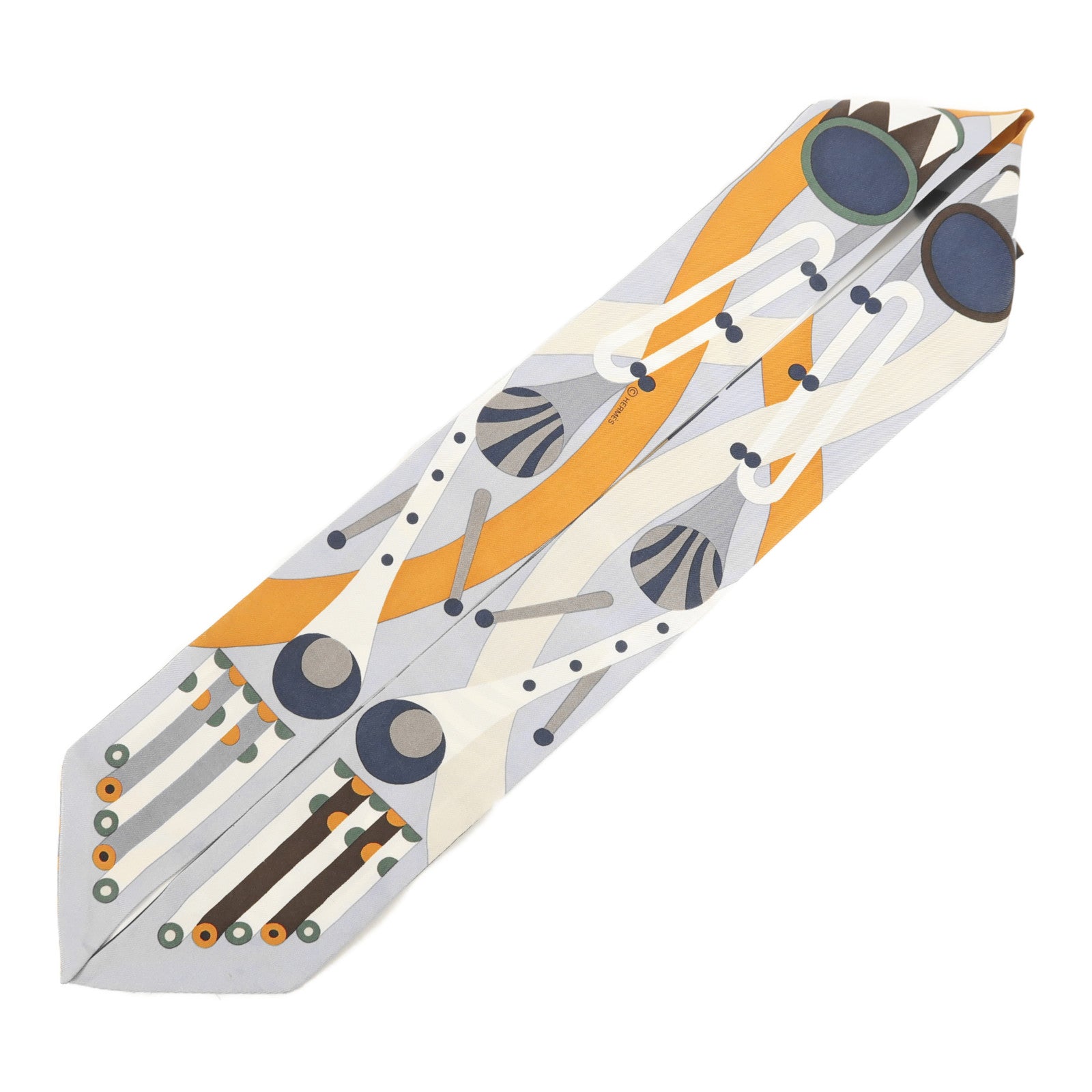 HERMES 絲質Twilly絲巾