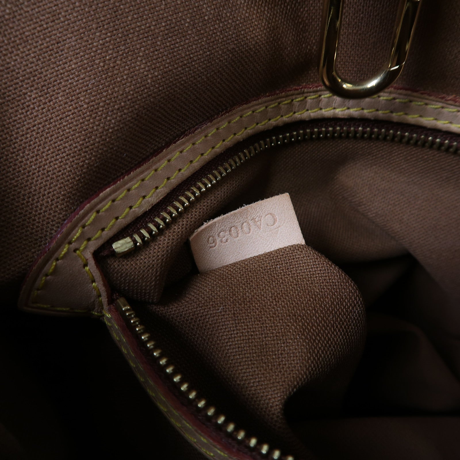 LOUIS VUITTON Monogram Batignolles Vertical金扣肩背袋啡色