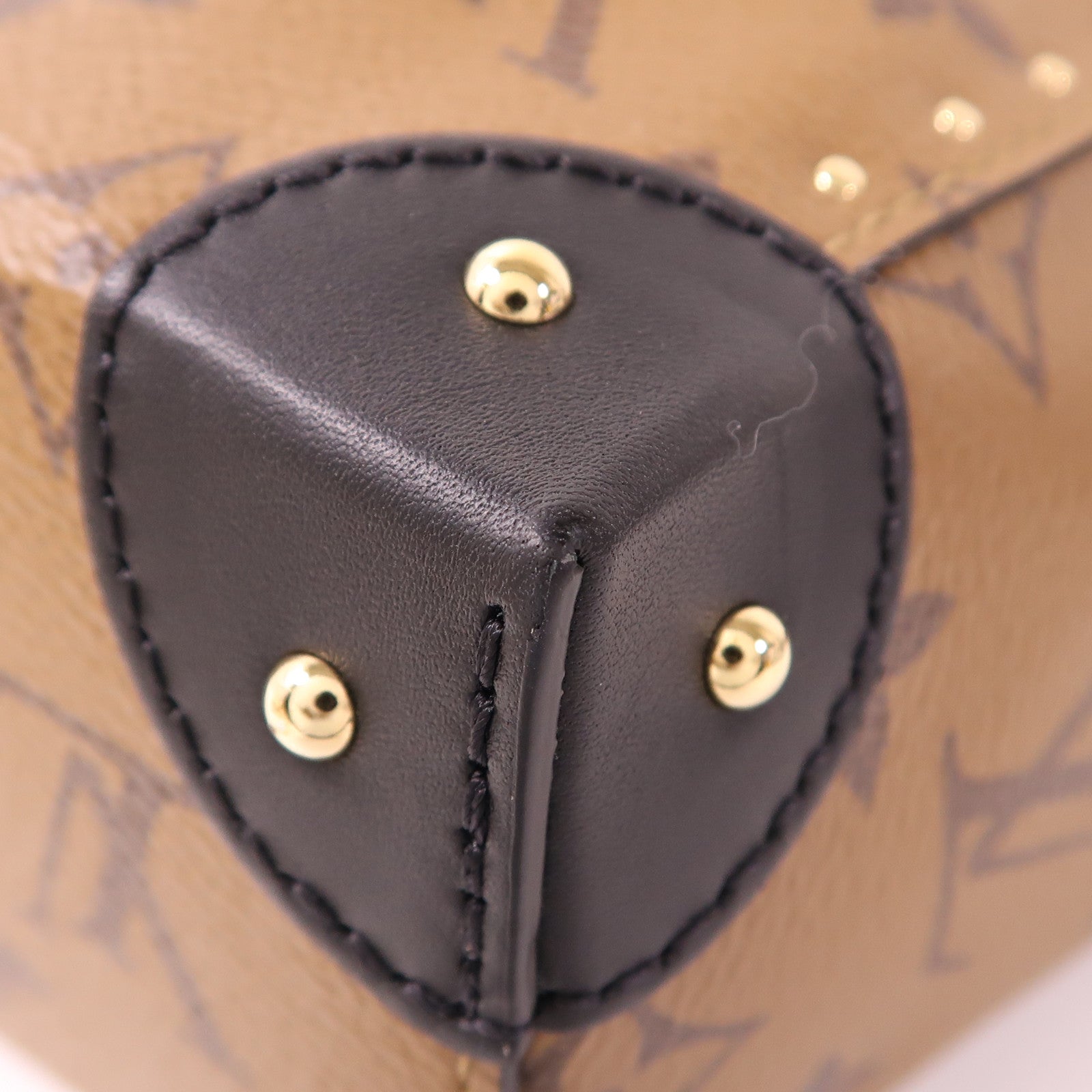 LOUIS VUITTON Monogram Reverse Noe Trunk PM金扣手挽肩背兩用袋