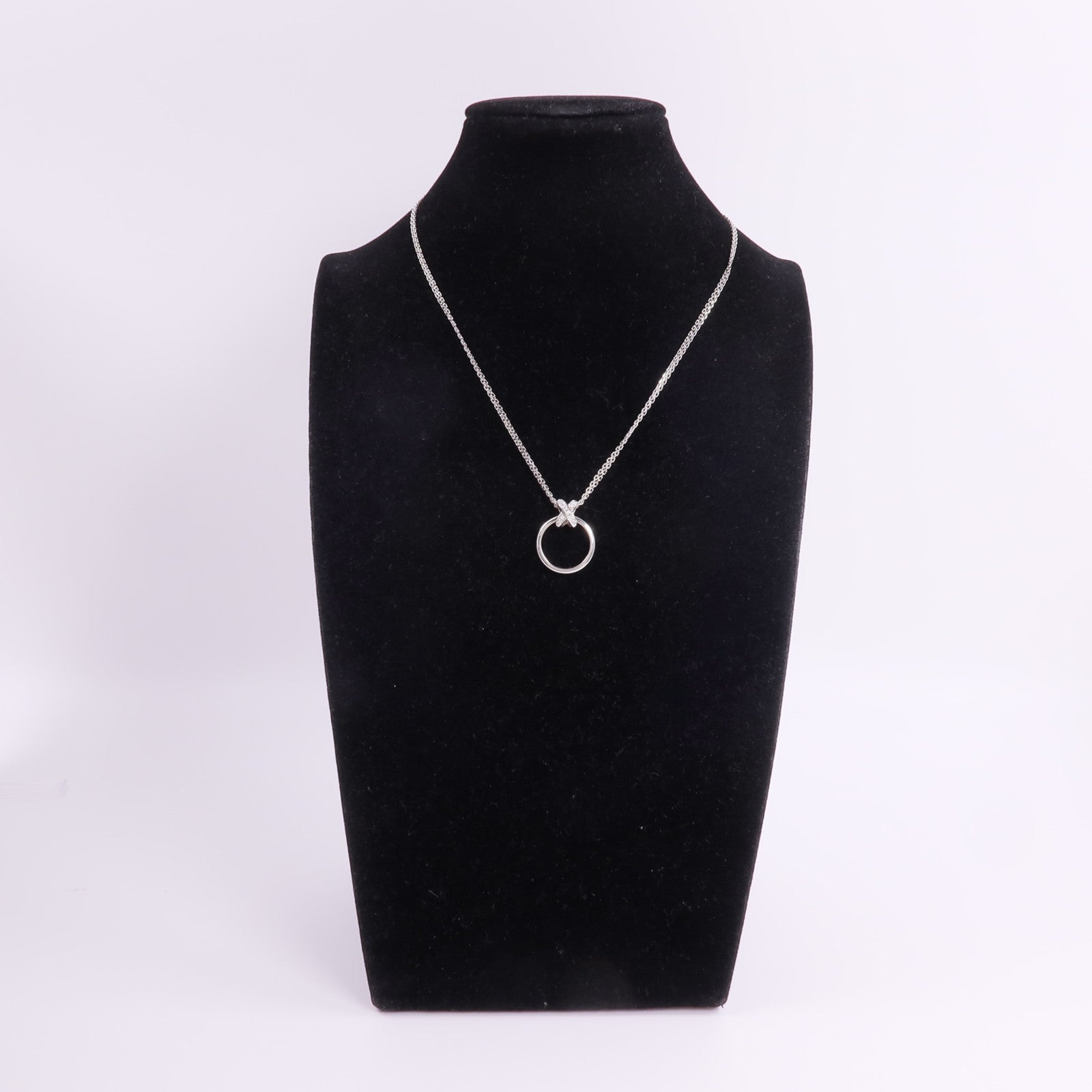 Chaumet 18K白金Diamond Necklace鑽石項鍊