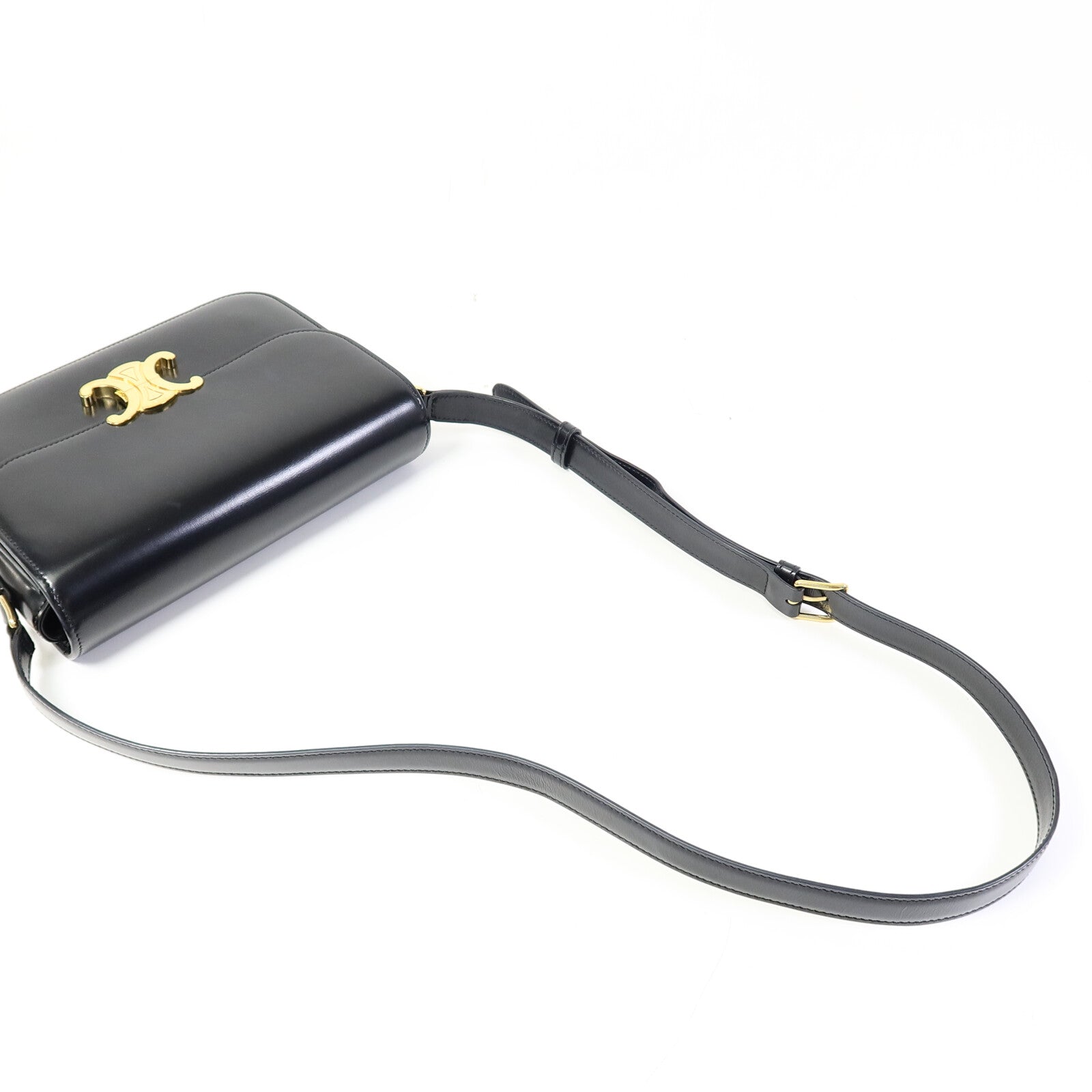 CELINE 牛皮皮革Triomphe Box肩背袋