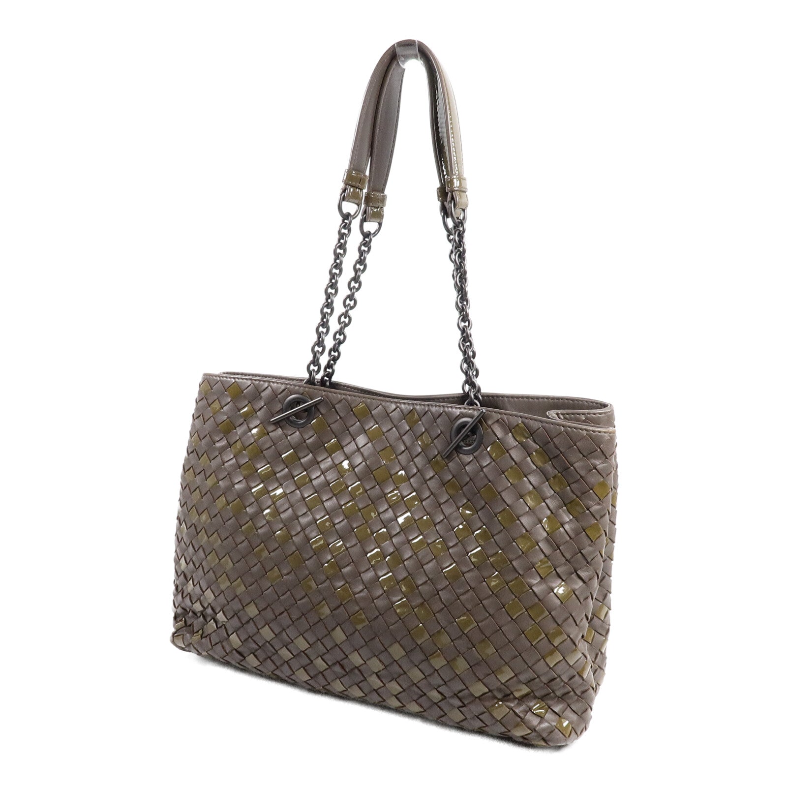 BOTTEGA VENETA 羊皮皮革Intrecciato Shoulder Bag手挽袋
