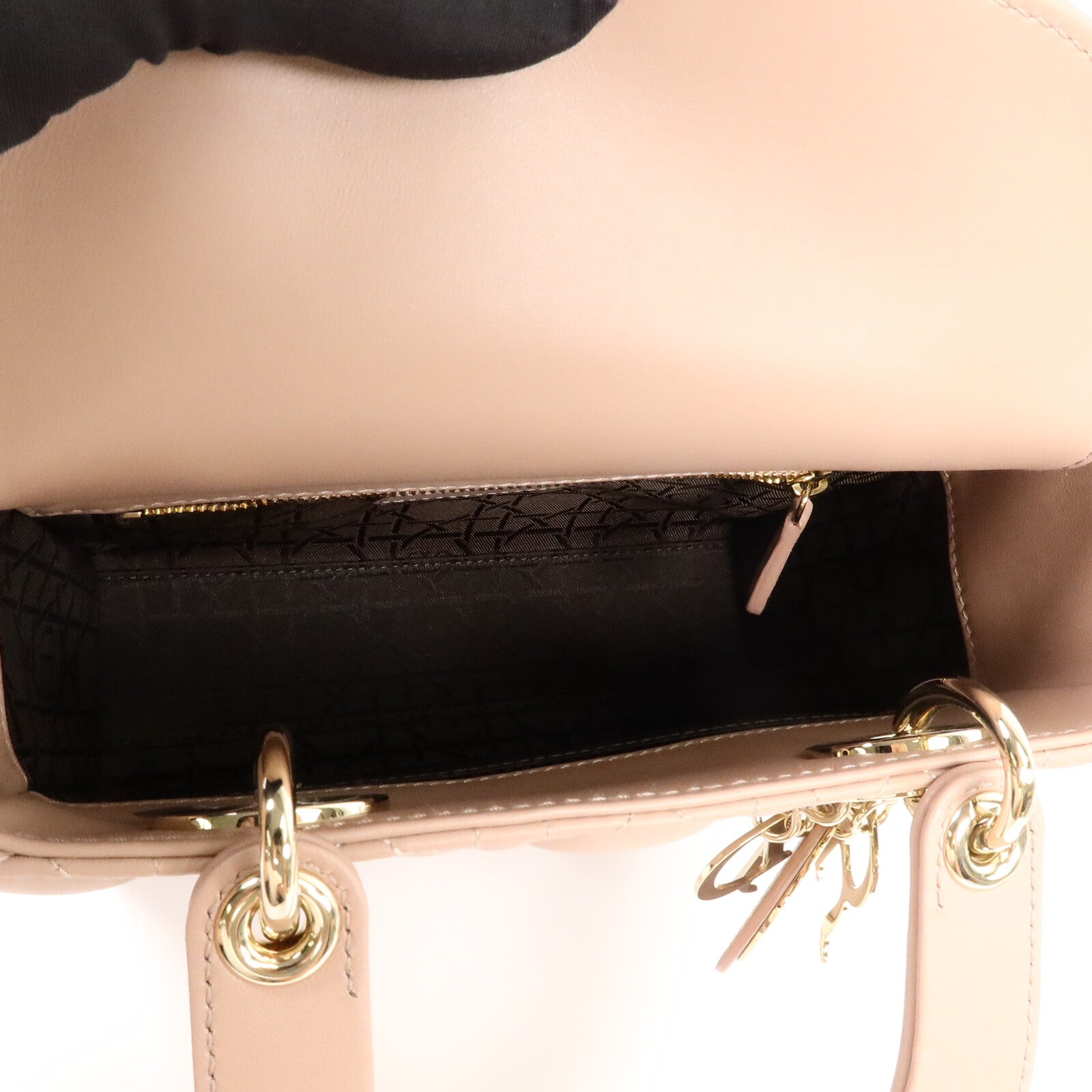 Dior 羊皮皮革Small Lady Dior My ABC Dior手挽肩背兩用袋