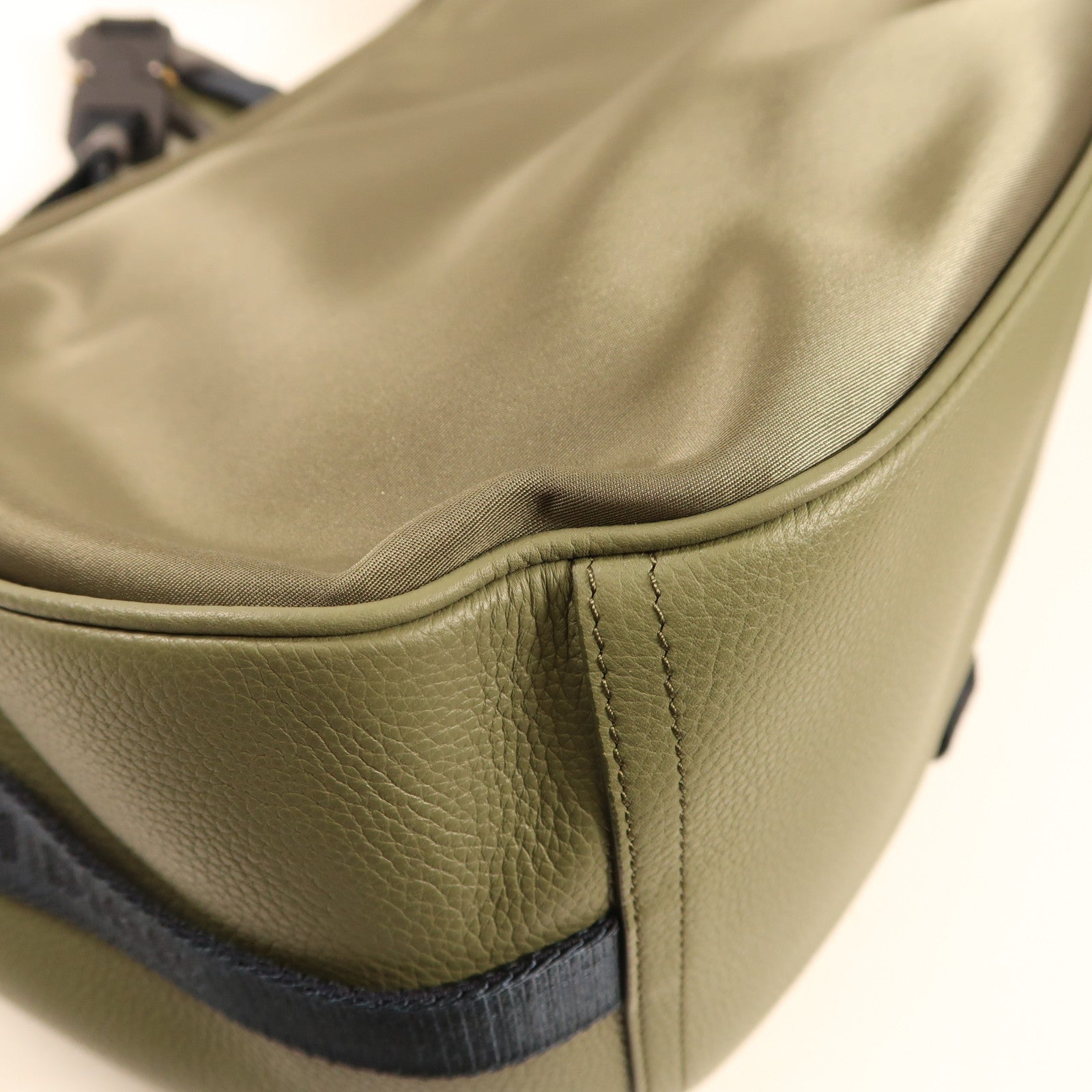 Dior 尼龍/皮革Sacai Saddle Messenger Bag銀扣肩背袋/斜挎包