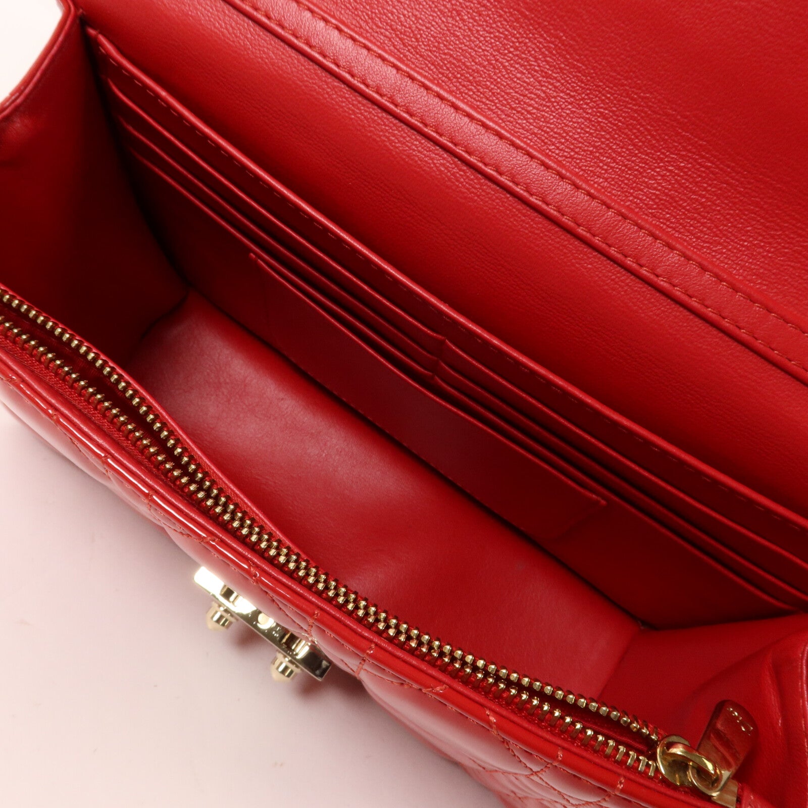 Dior 漆皮皮革Miss Dior Promenade鏈帶肩背袋