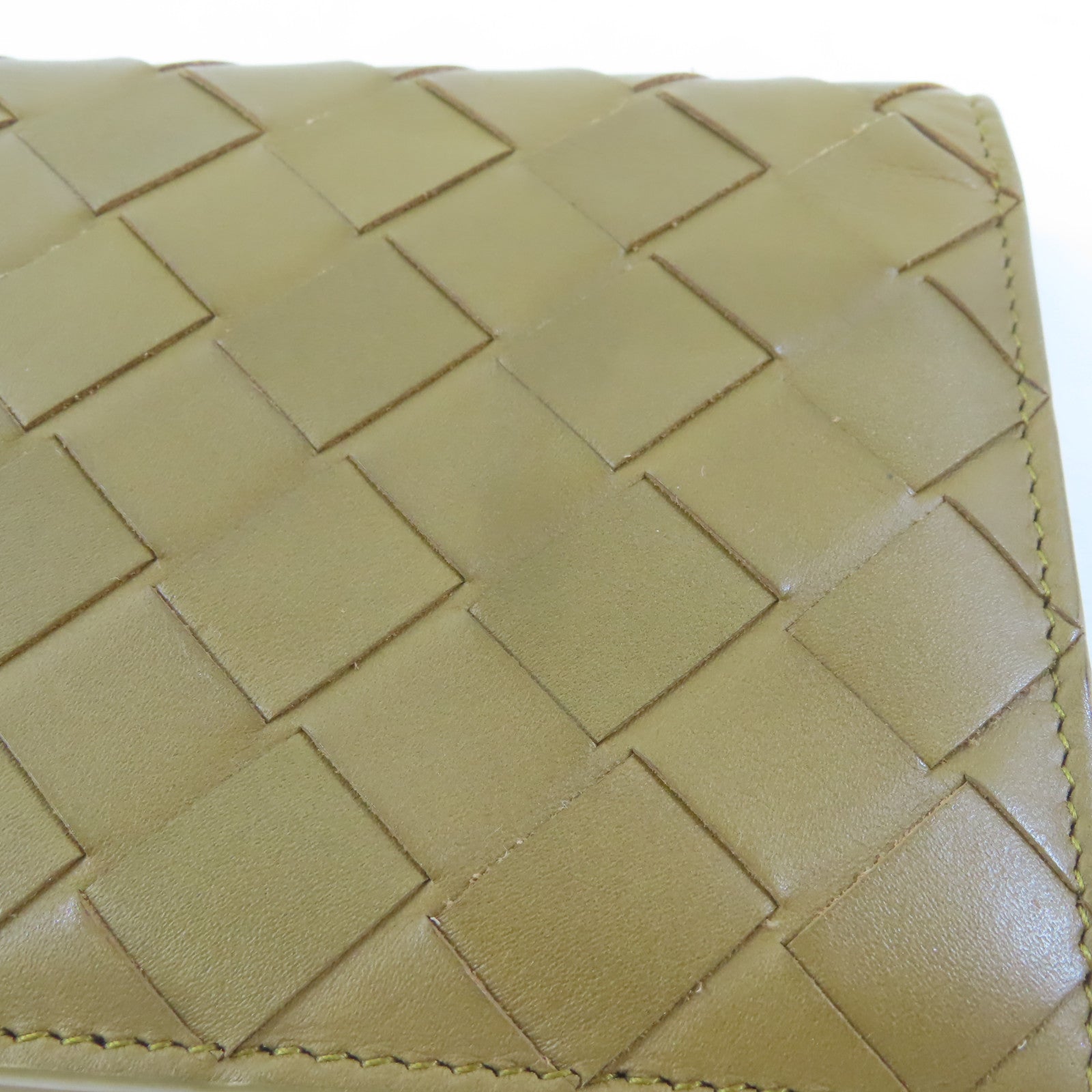 BOTTEGA VENETA 牛皮皮革Long Bifold Wallet長錢包啡色