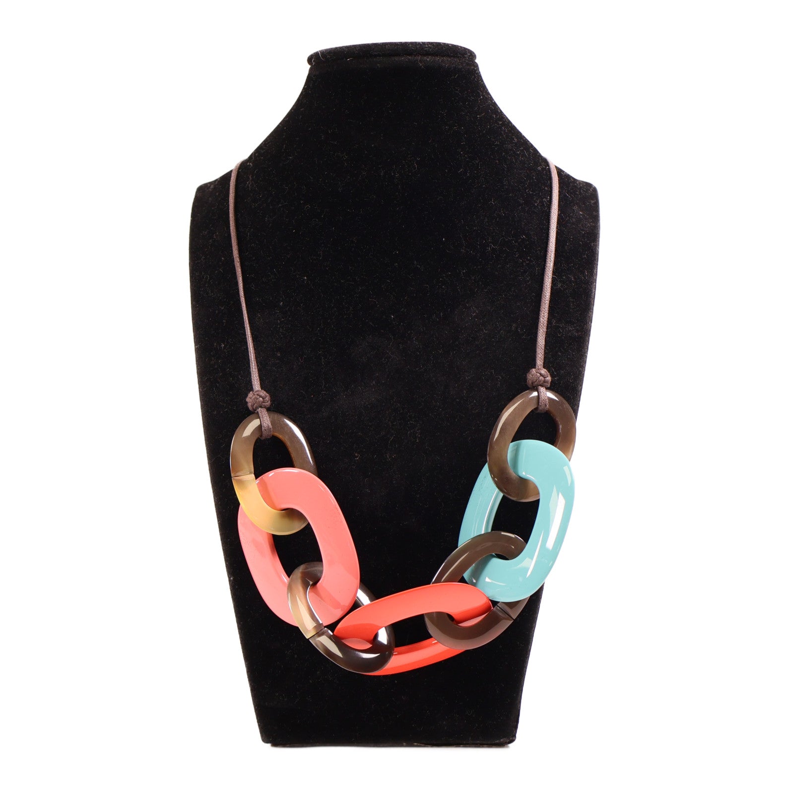 HERMES 【激減優惠】水牛角/PVC Necklace項鍊