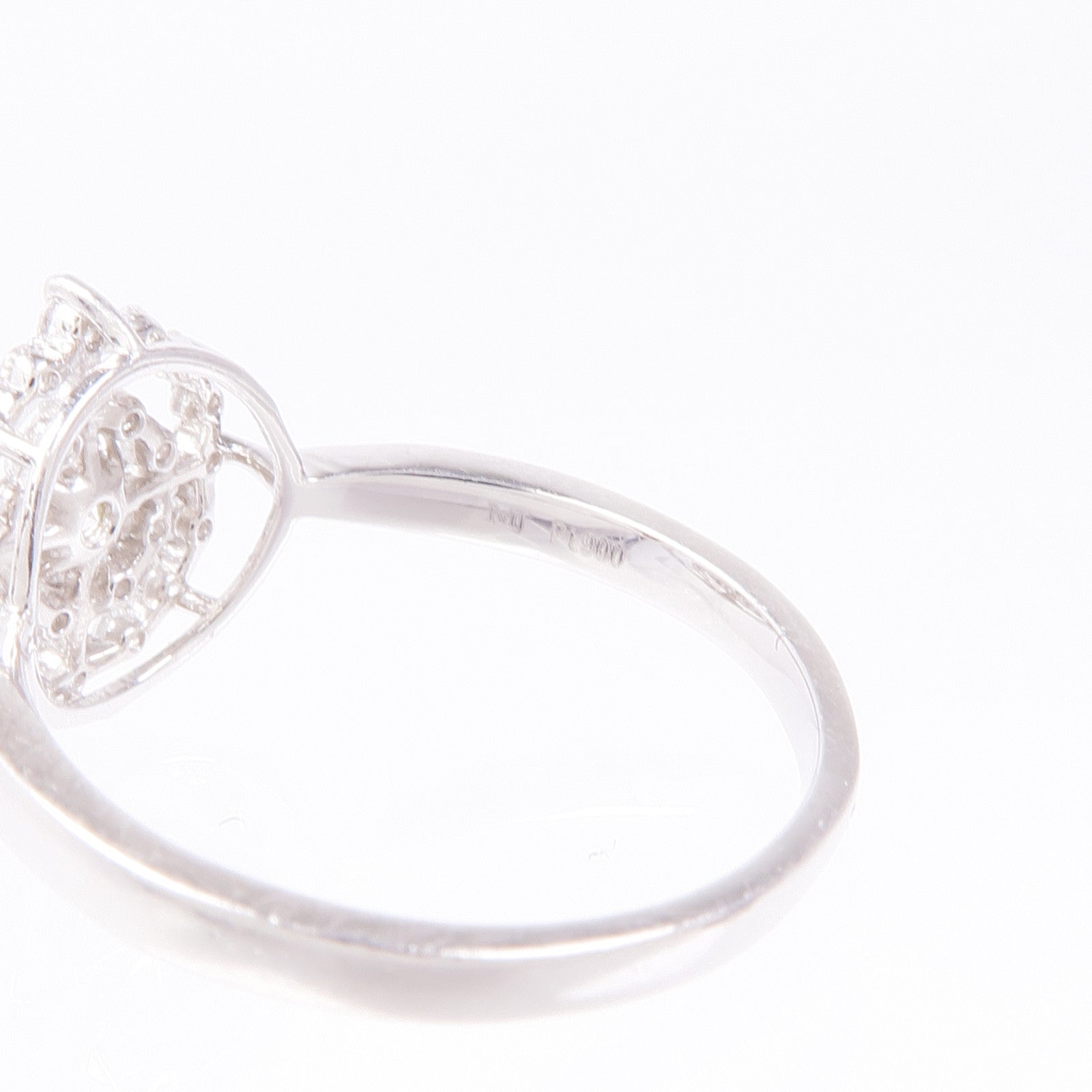 JEWELRY PT900鉑金Diamond Ring鑽石戒指US#5.75