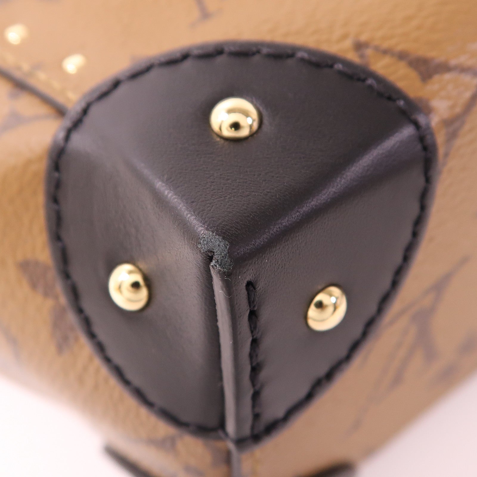 LOUIS VUITTON Monogram Reverse Noe Trunk PM金扣手挽肩背兩用袋