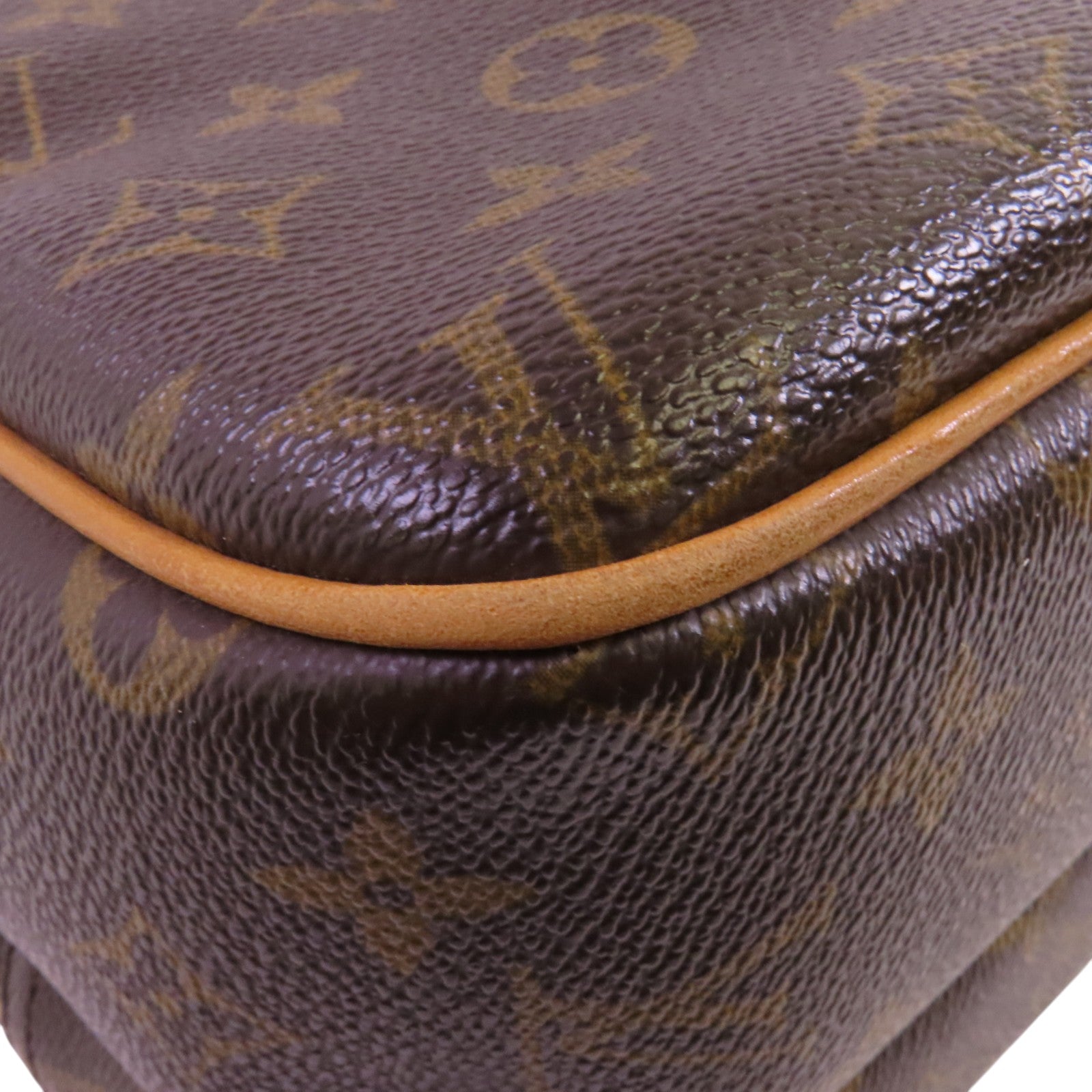 LOUIS VUITTON Monogram Reporter PM金扣肩背袋