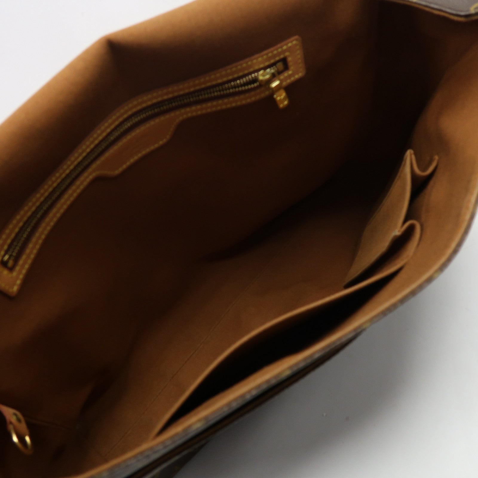 LOUIS VUITTON Monogram Abbesses金扣肩背袋啡色