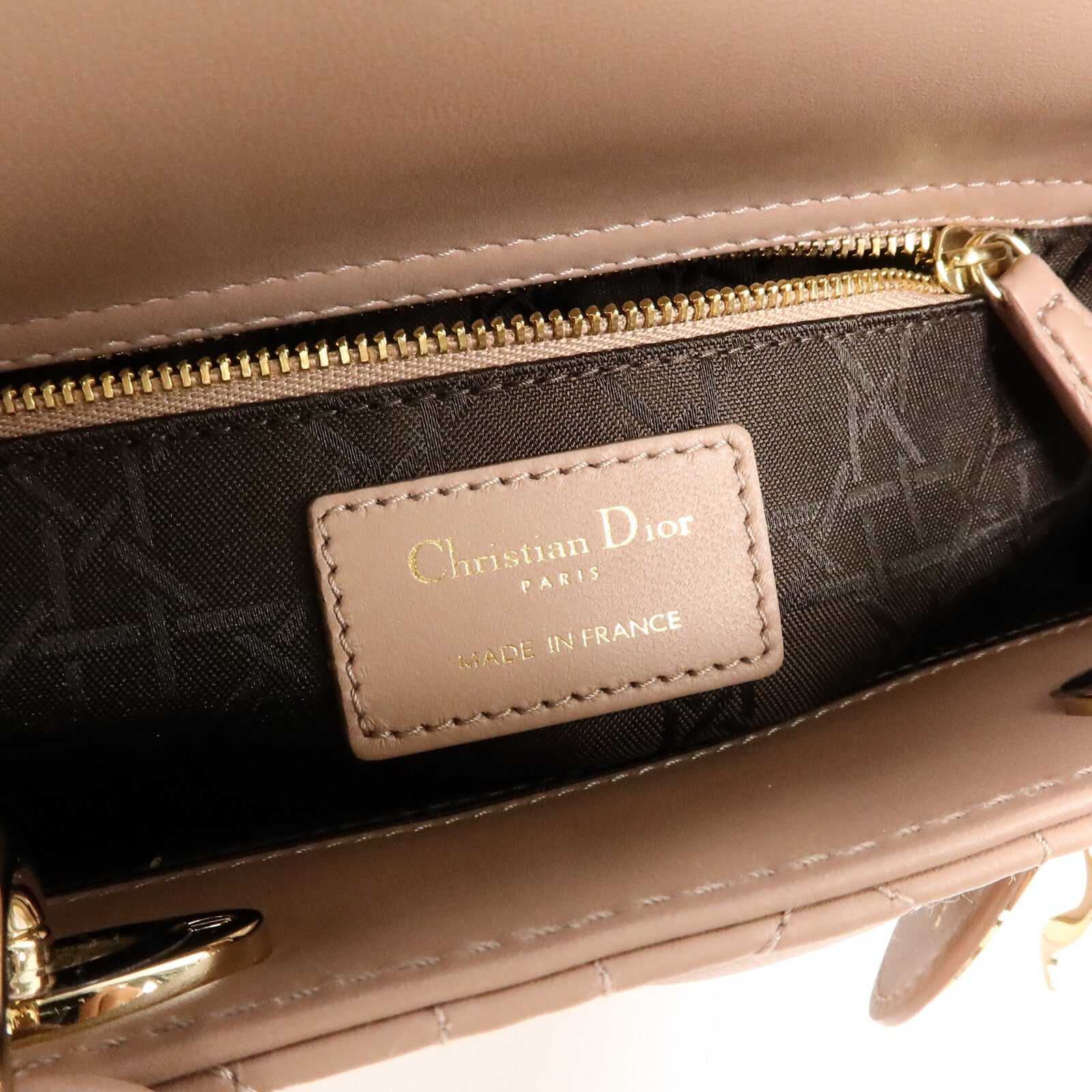 Dior 羊皮皮革Small Lady Dior My ABC Dior手挽肩背兩用袋