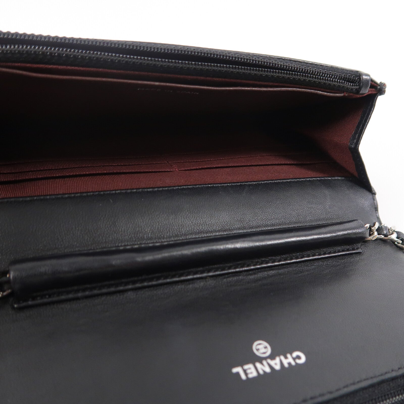 CHANEL 羊皮皮革WOC Wallet On Chain鏈帶肩背袋