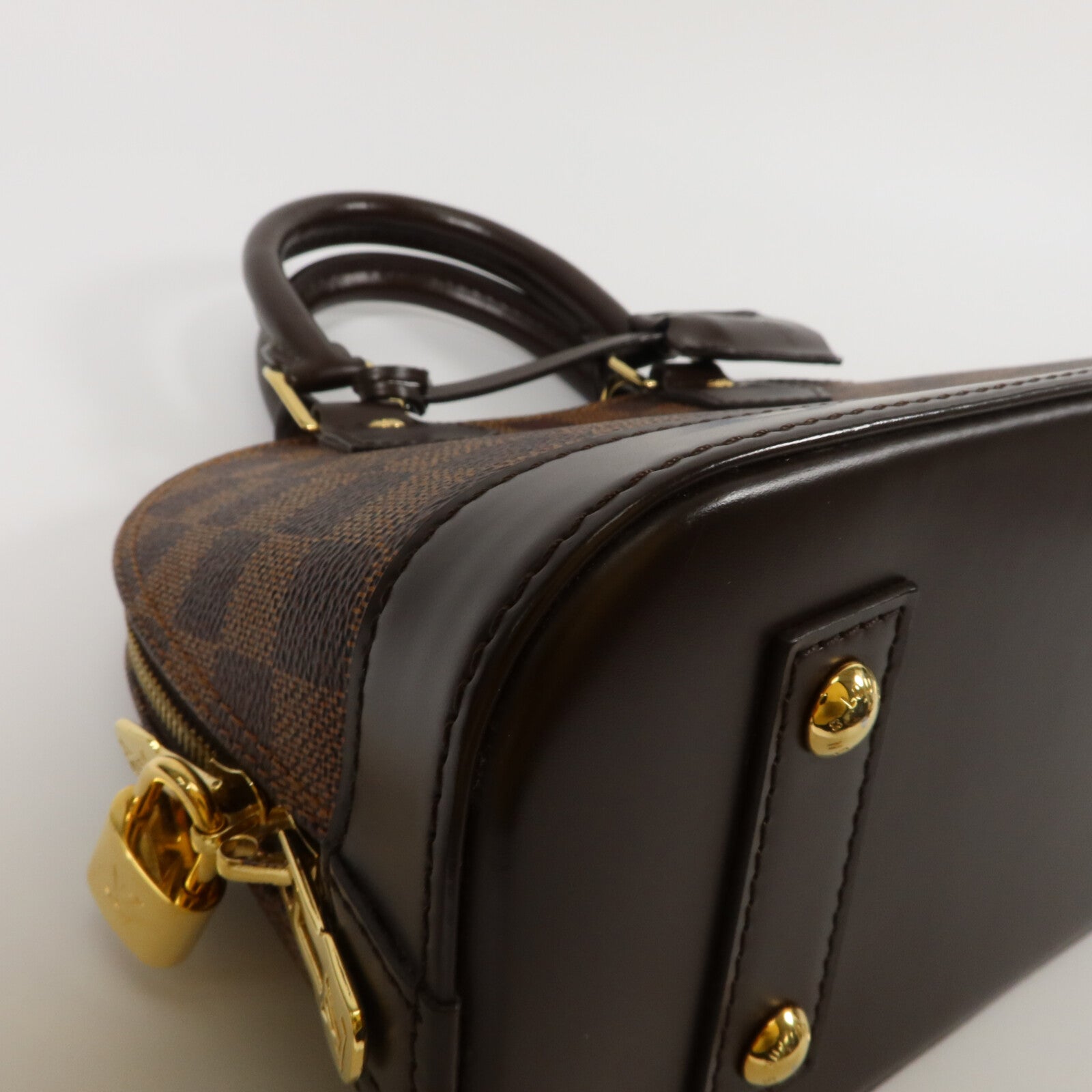 LOUIS VUITTON Damier Alma BB手挽肩背兩用袋