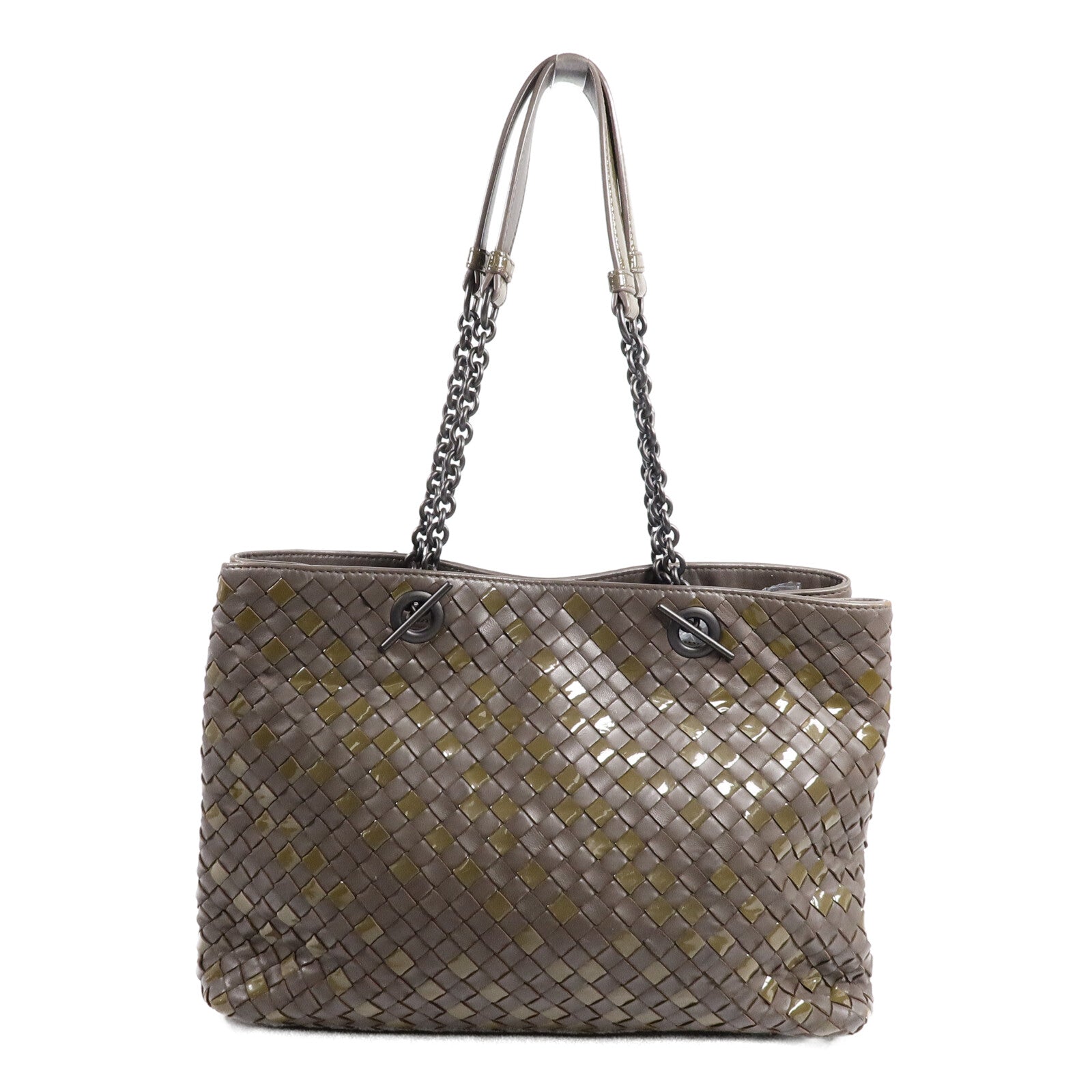 BOTTEGA VENETA 羊皮皮革Intrecciato Shoulder Bag手挽袋