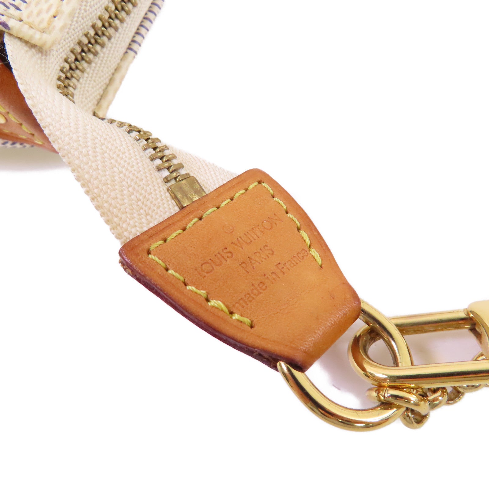 LOUIS VUITTON Damier Azur Eva 2Way Shoulder Bag金扣手挽肩背兩用袋米白色