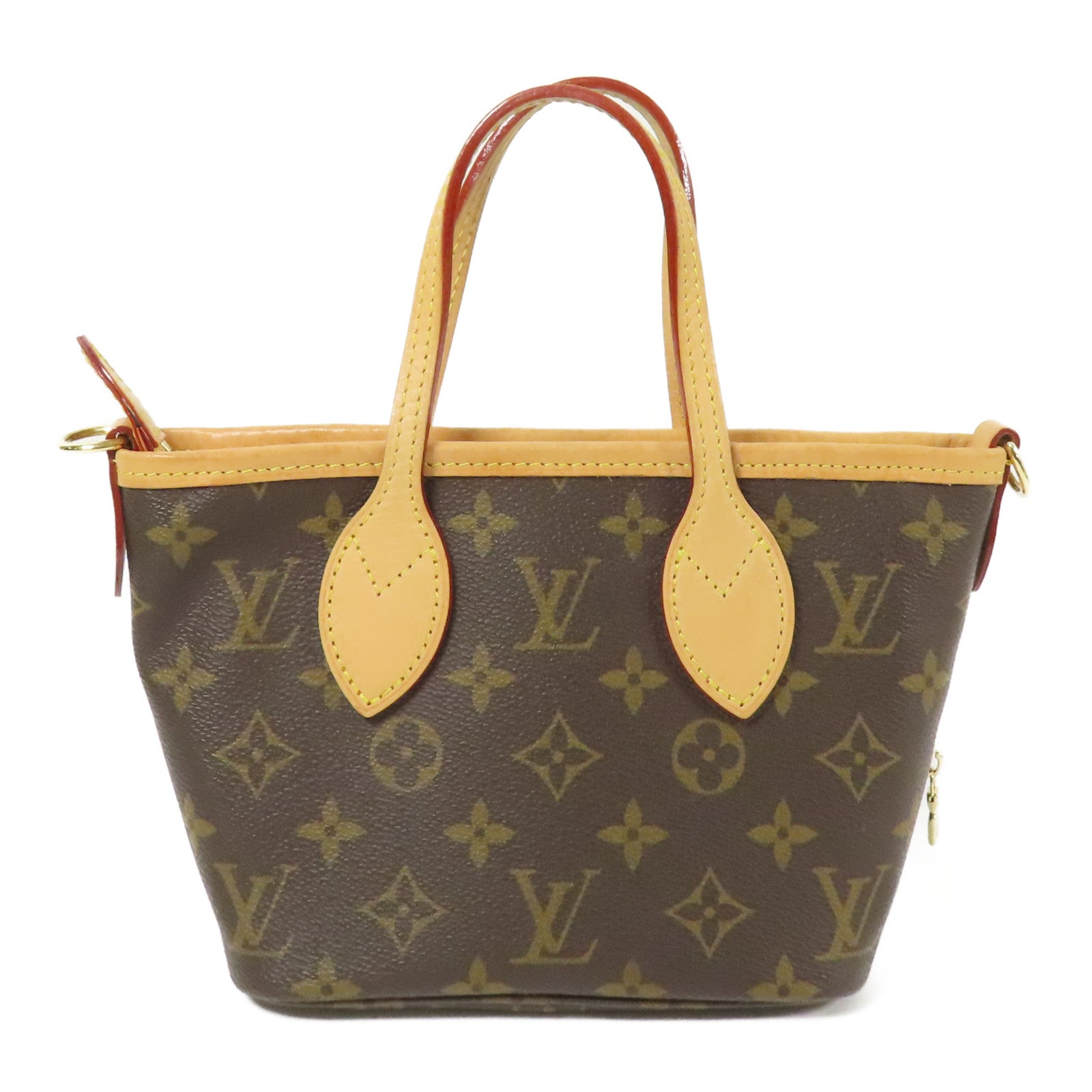 LOUIS VUITTON 【激減優惠】Monogram Neverfull BB金扣手挽肩背兩用袋