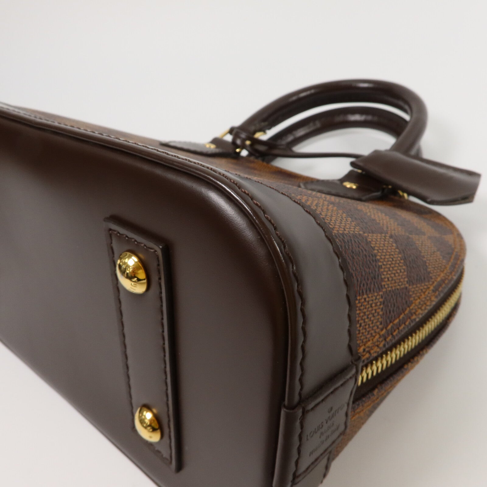 LOUIS VUITTON Damier Alma BB手挽肩背兩用袋