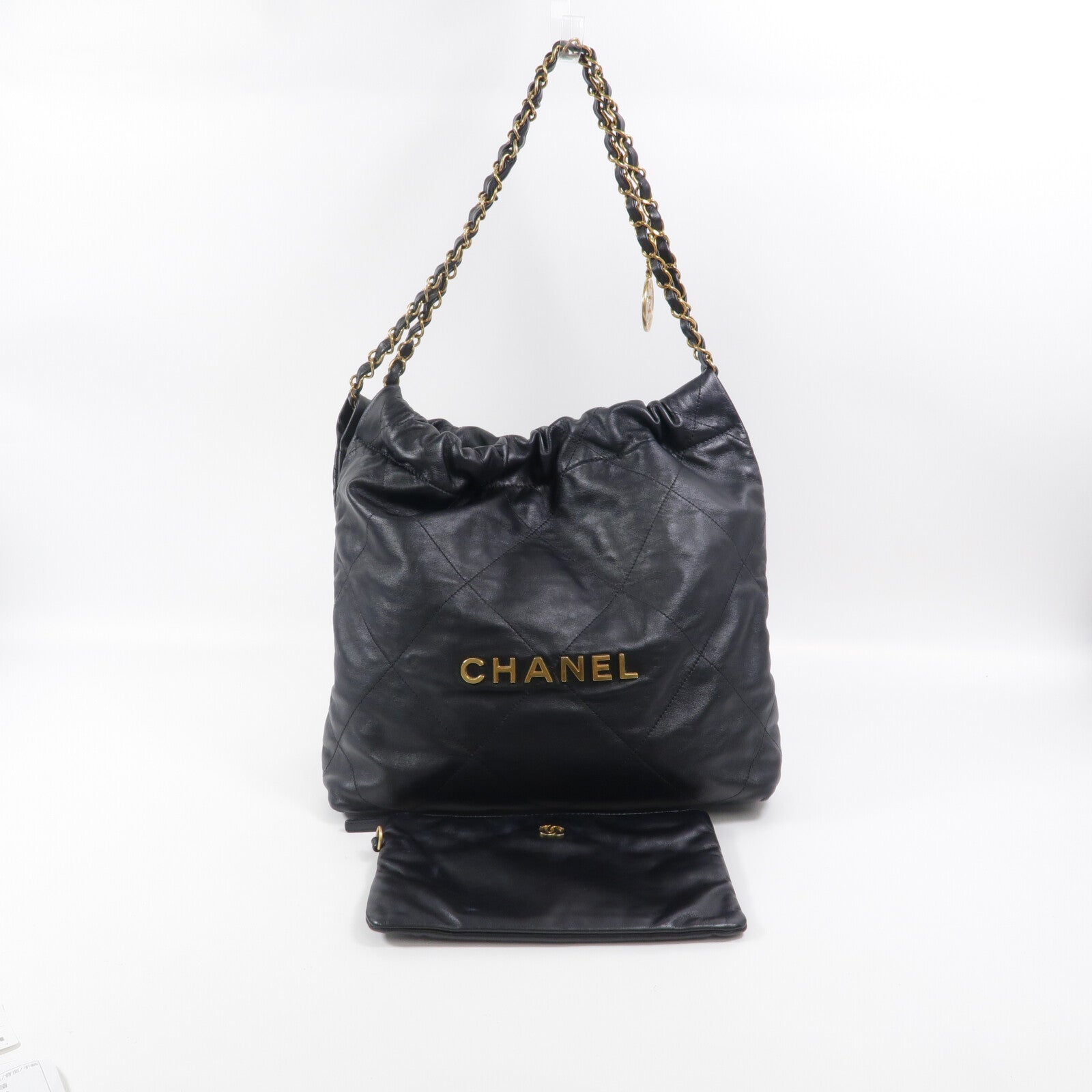 CHANEL 牛皮皮革Chanel 22 Small手挽袋