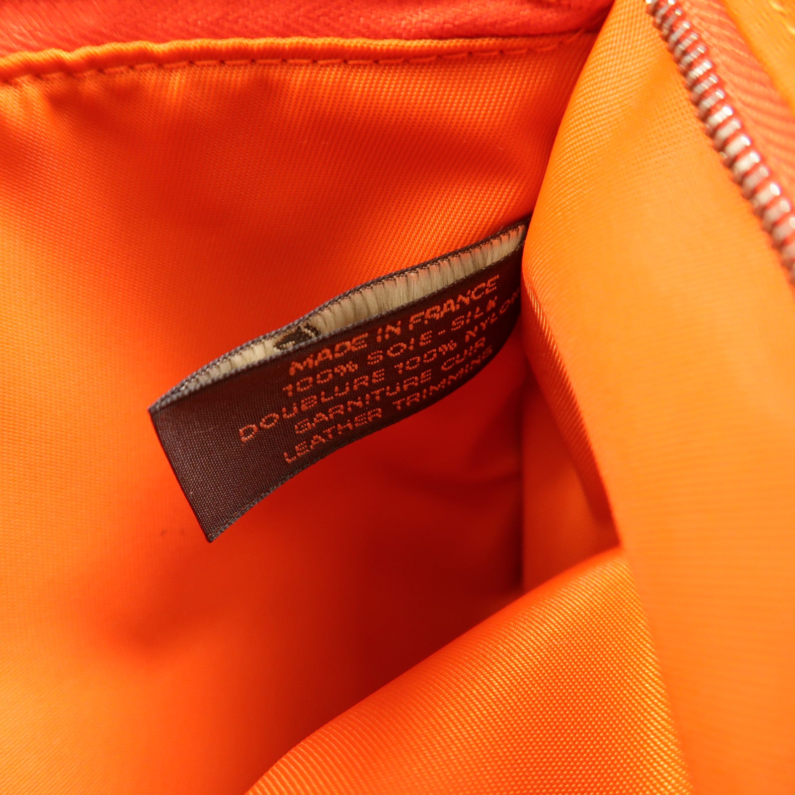 HERMES 絲質/Barenia皮革Fourbi 25 Pouch手拿包