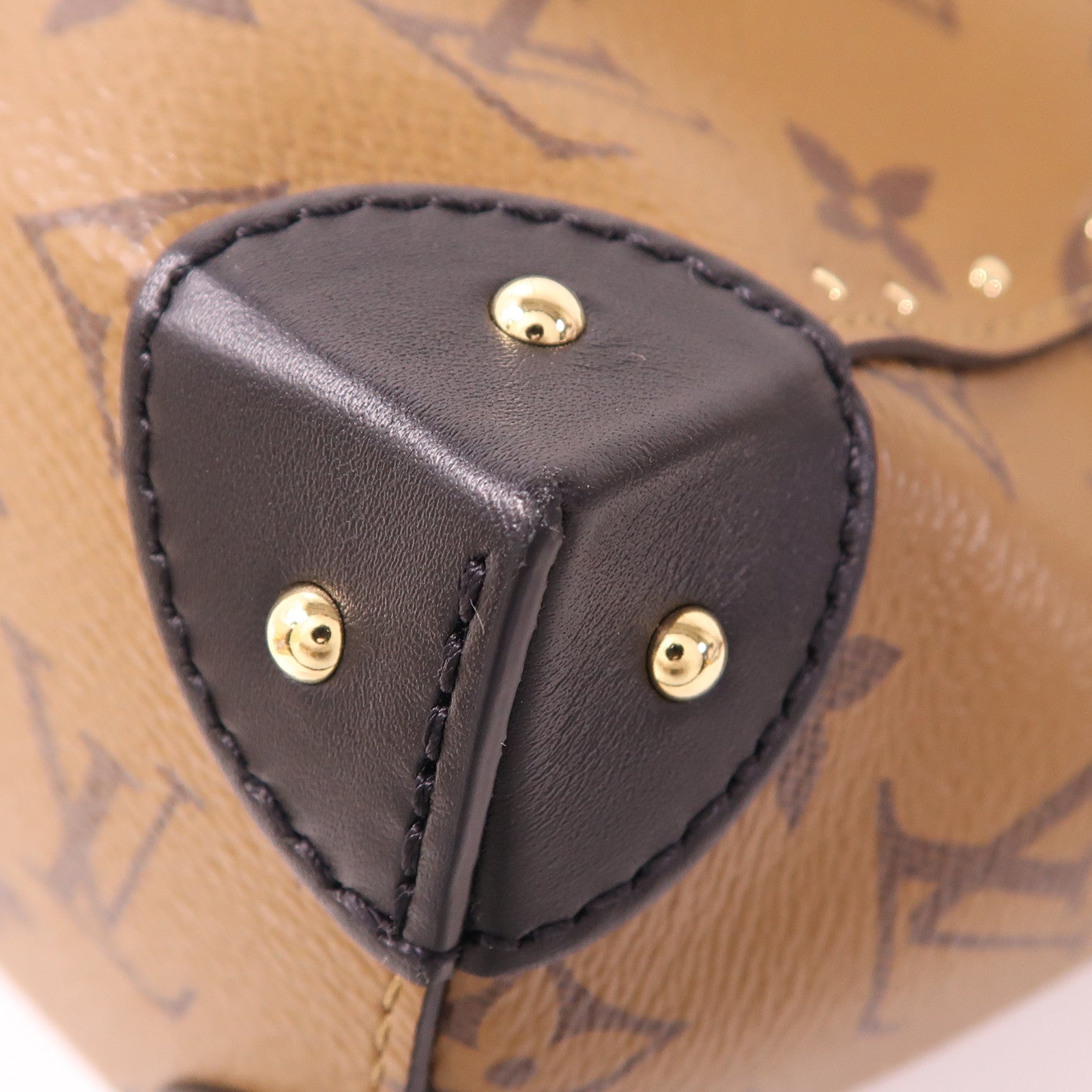 LOUIS VUITTON Monogram Reverse Noe Trunk PM金扣手挽肩背兩用袋