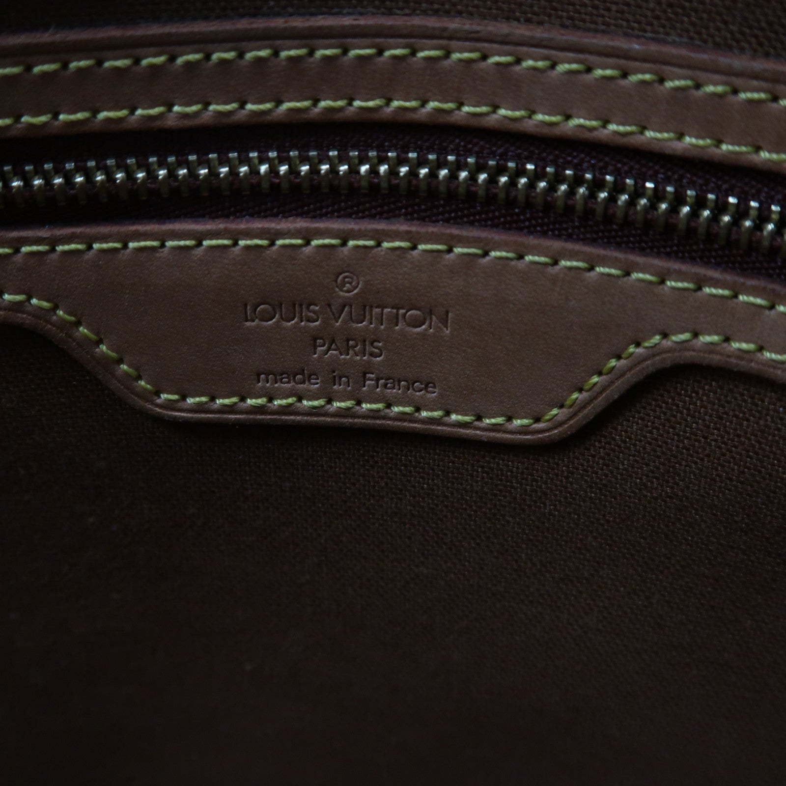 LOUIS VUITTON Monogram Abbesses金扣肩背袋啡色