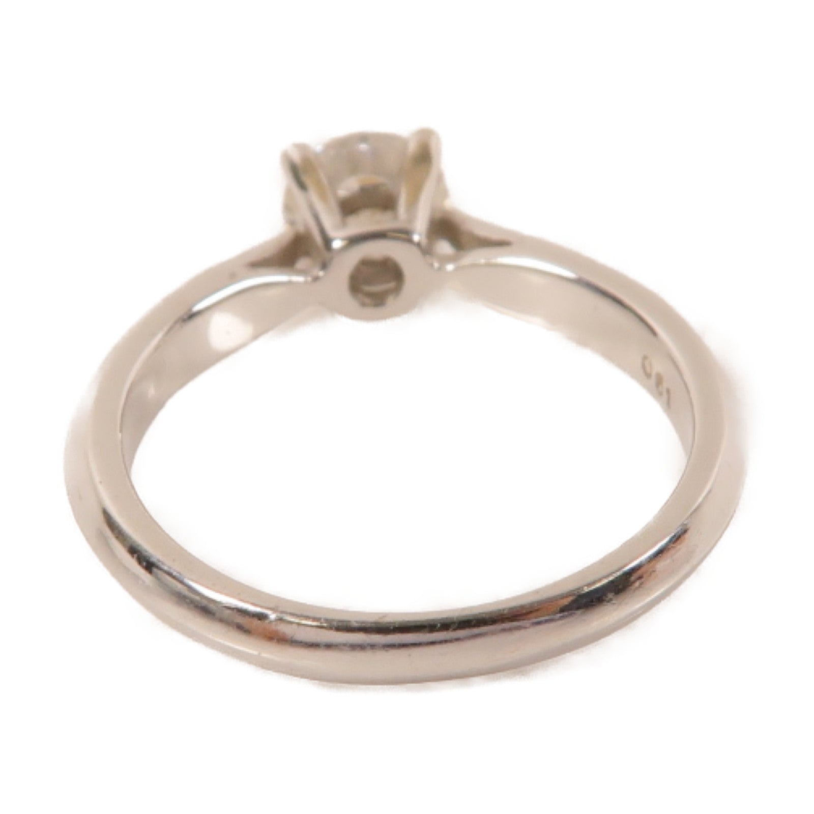 JEWELRY **【激減優惠】18K白金Diamond Ring鑽石戒指US#5.75銀色