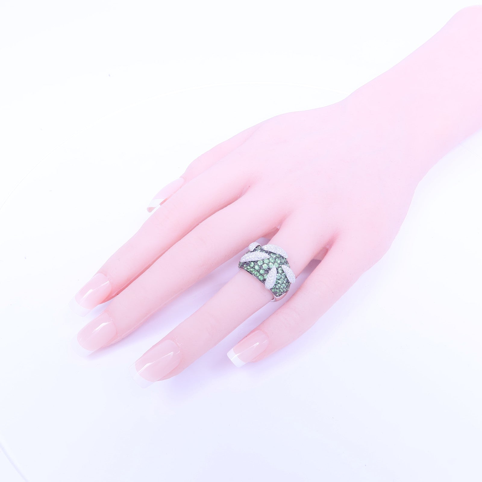 JEWELRY 18K白金Diamond Ring鑽石戒指US#3.75