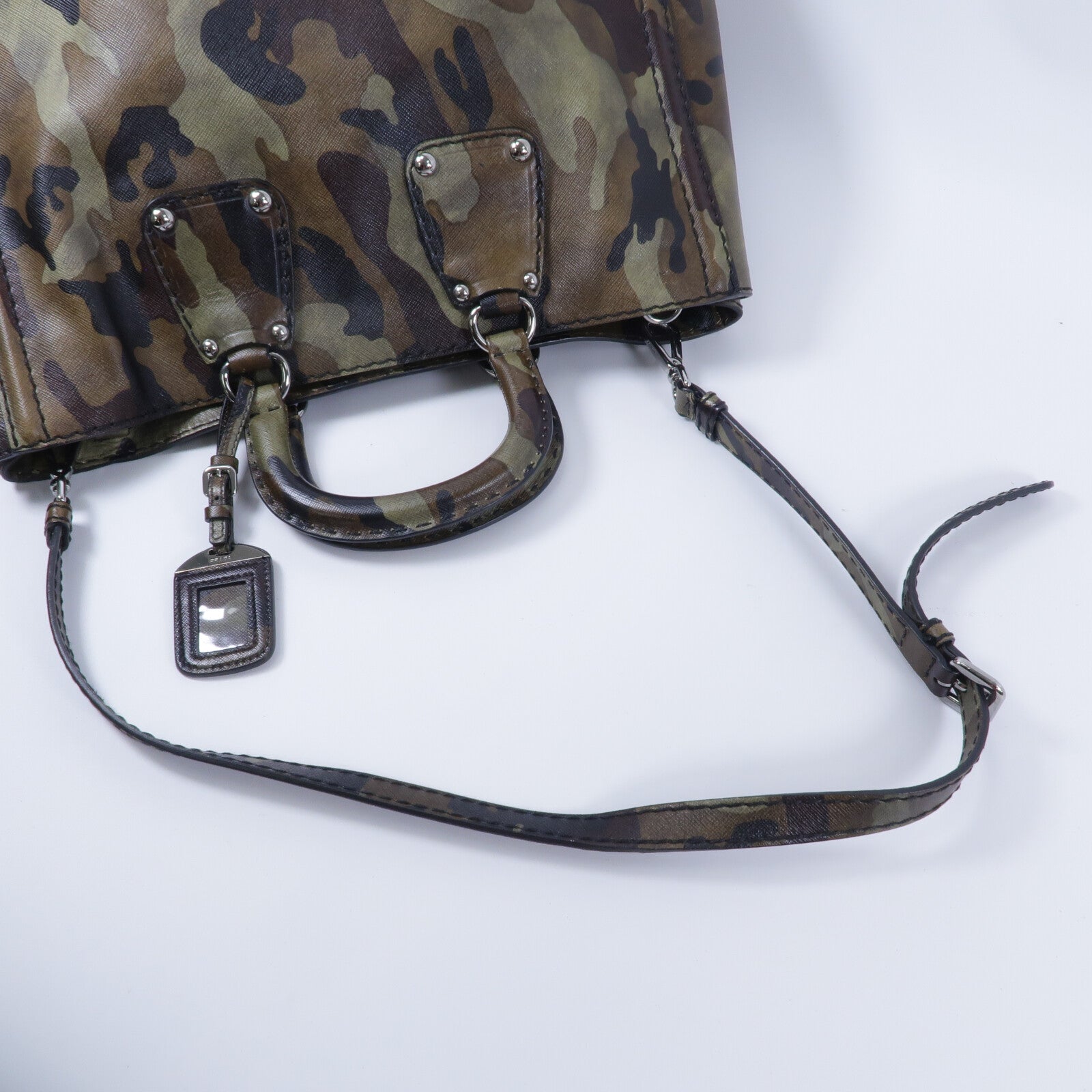 PRADA 牛皮皮革2 Ways Shoulder Bag手挽肩背兩用袋